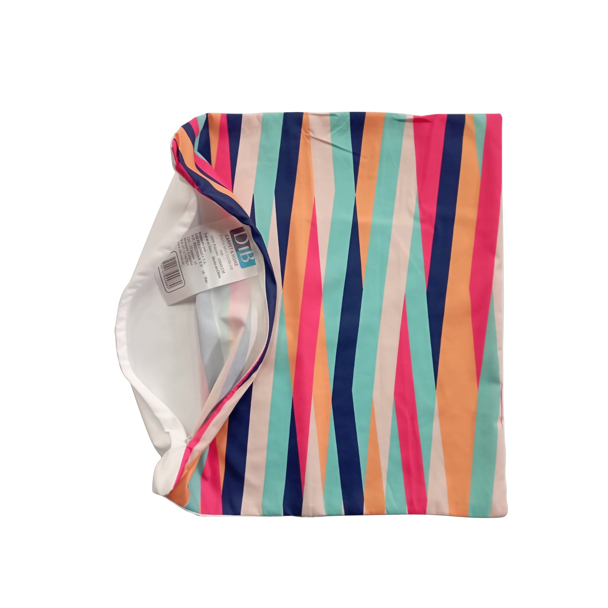 Forro para cojin multicolor 45x45 cm setx4 unidades 500