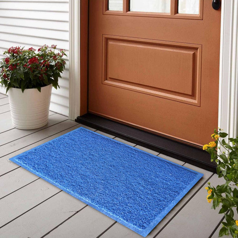 Tapete De Entrada Confortmat Liso 38x58 Cm Setx2 Unidades Azul