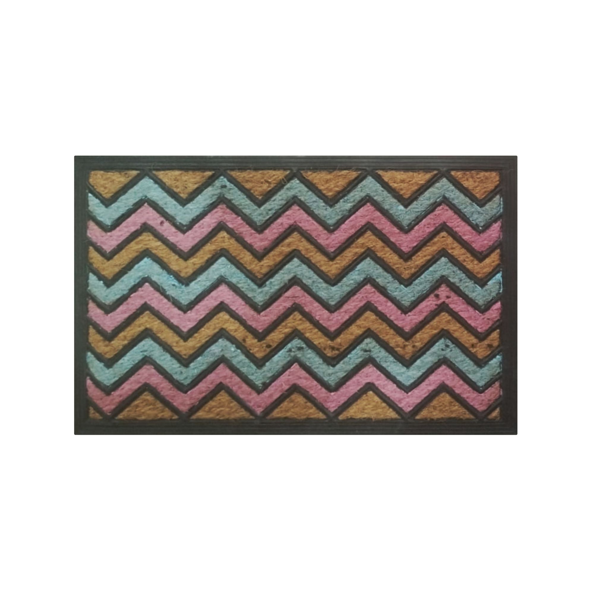 Tapete de entrada coco goma color new 40x60 cm setx2 unidades 200