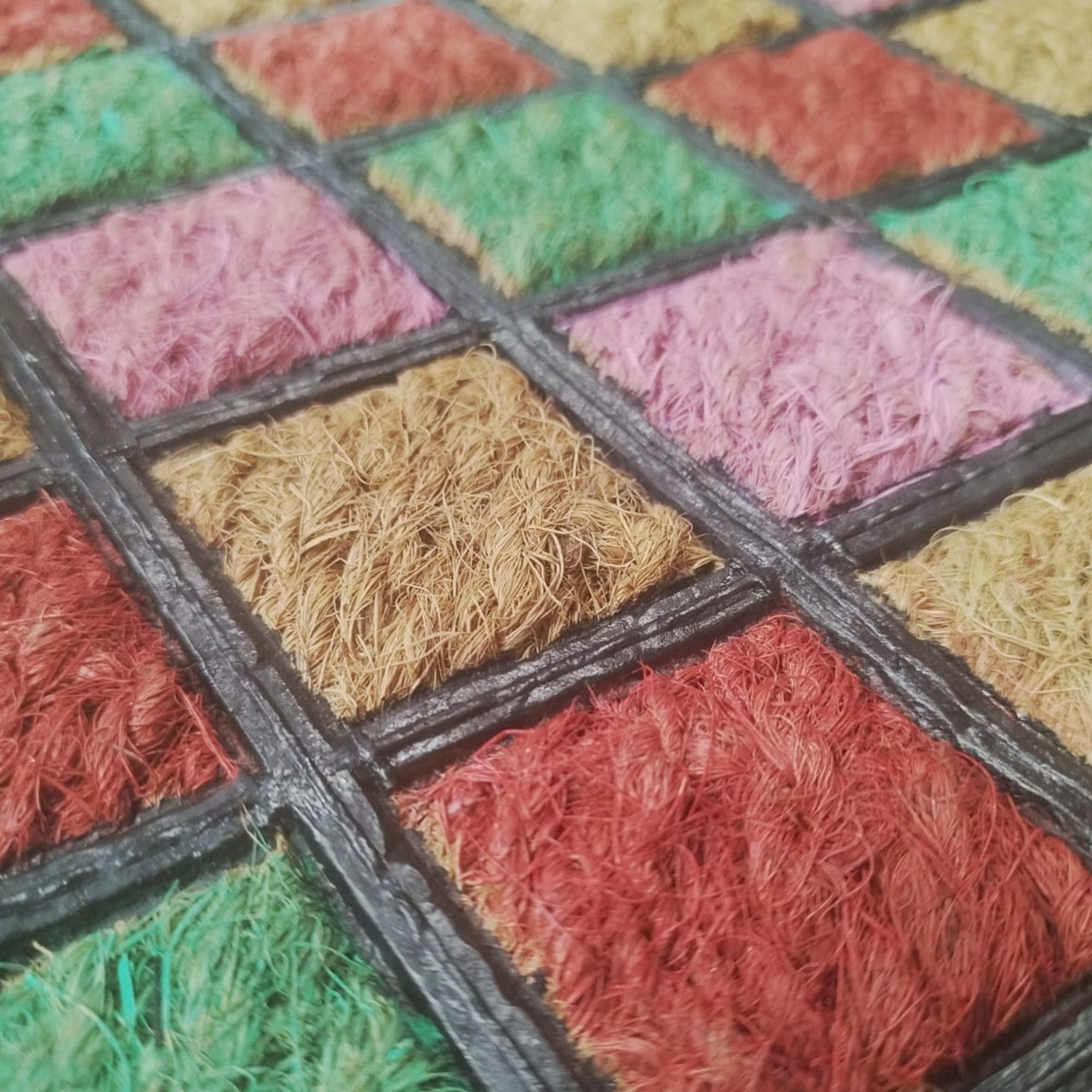 Tapete de entrada coco goma color new 40x60 cm setx2 unidades 400