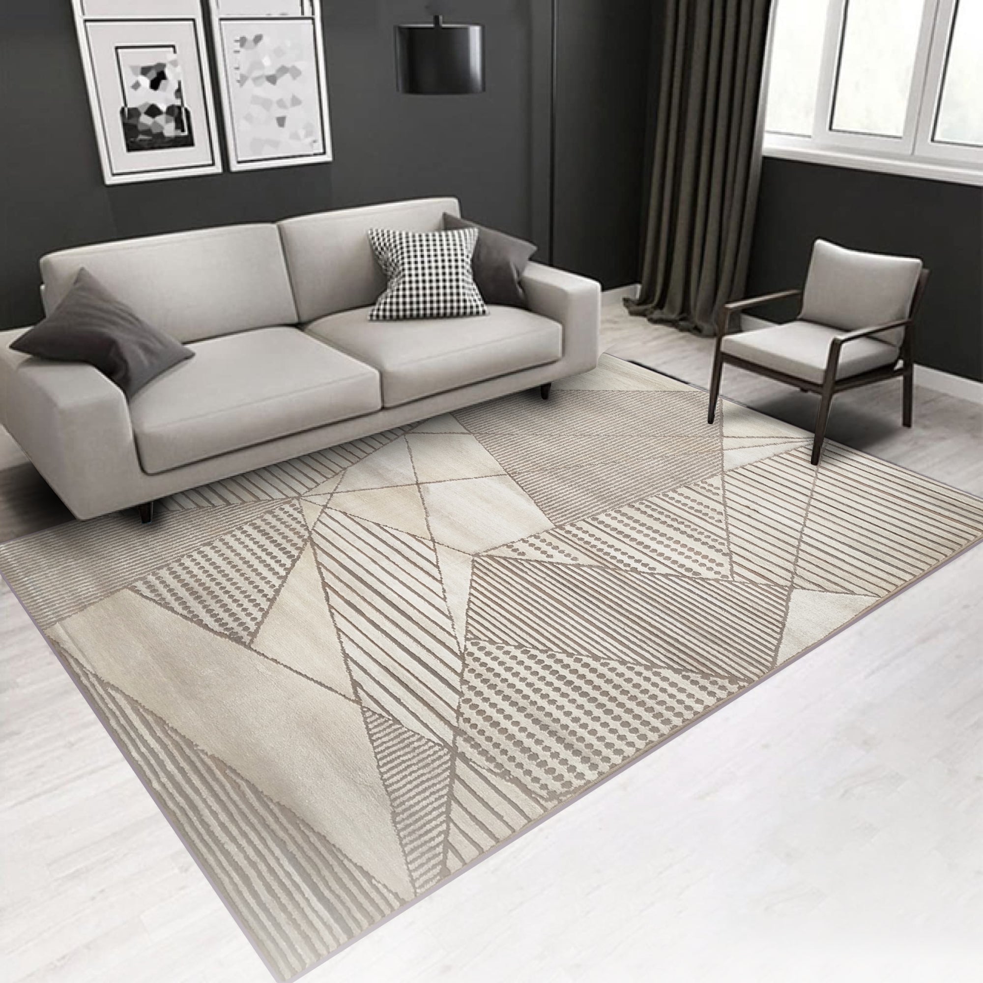 Alfombra Monaco Plain 200x300 Cm 100