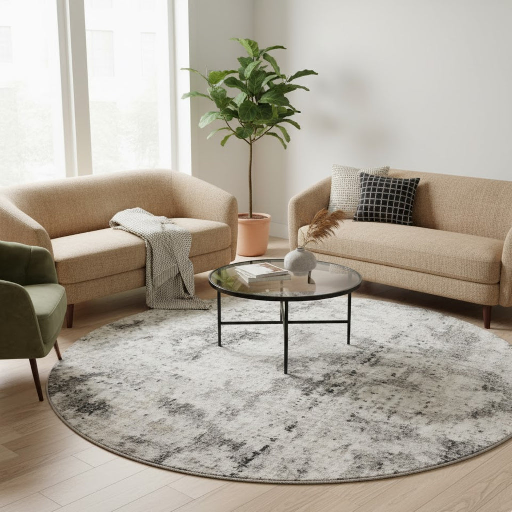 Alfombra Aspen Redonda 160X160 Cm 100