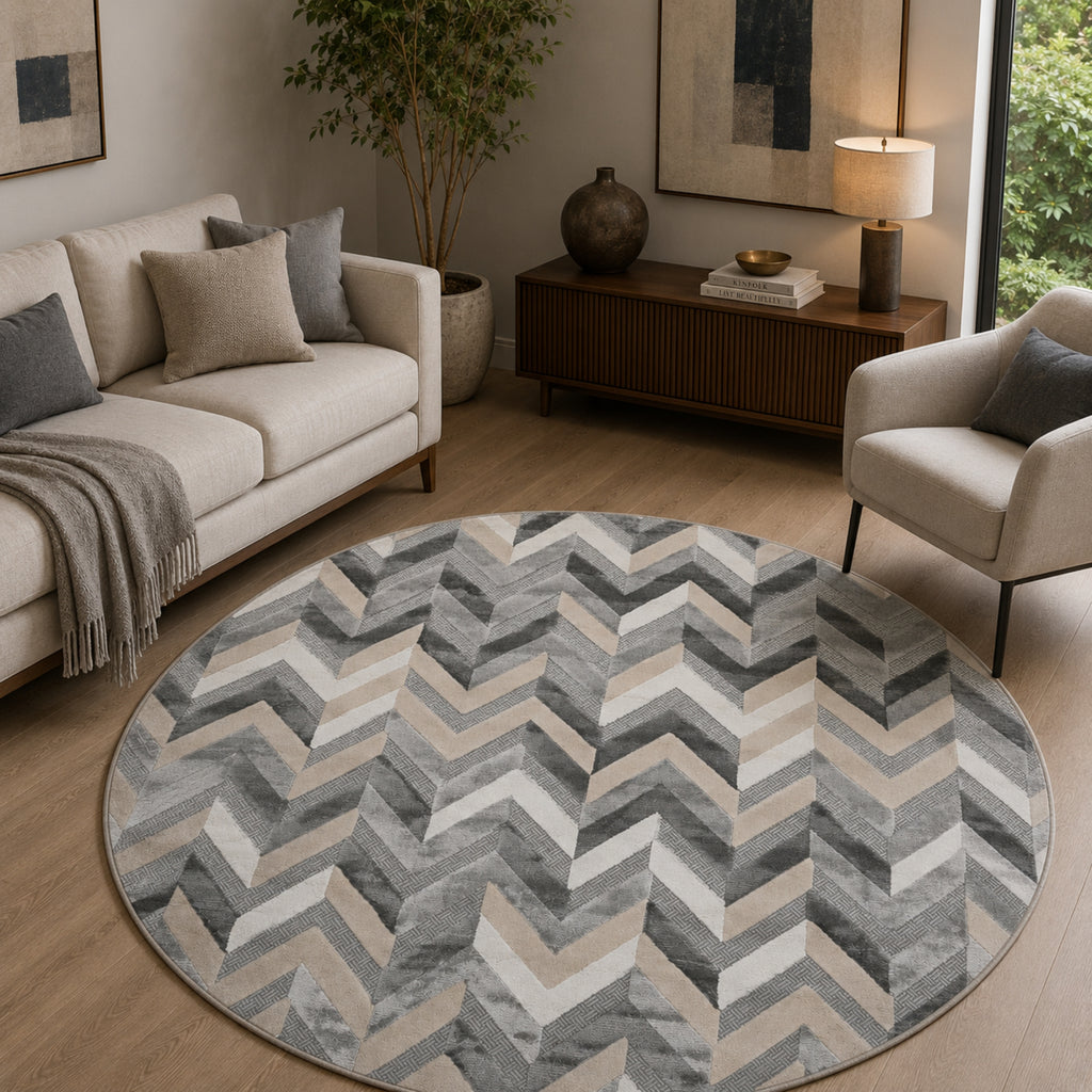 Alfombra Dakota Redonda 200x200 Cm 100