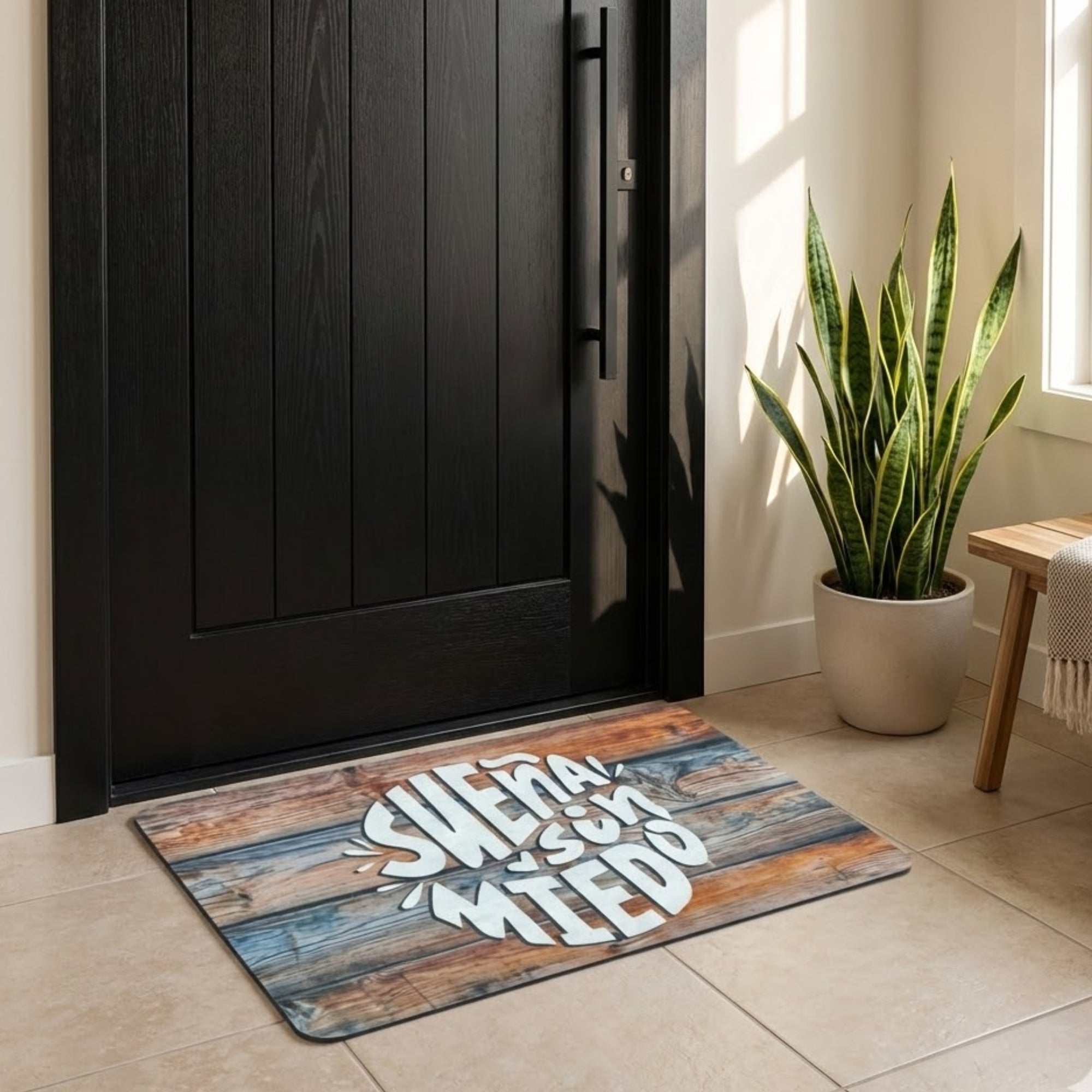 Tapete De Entrada Nuestra Tierra Impreso 40x60 Cm 300 (Setx2 unidades)