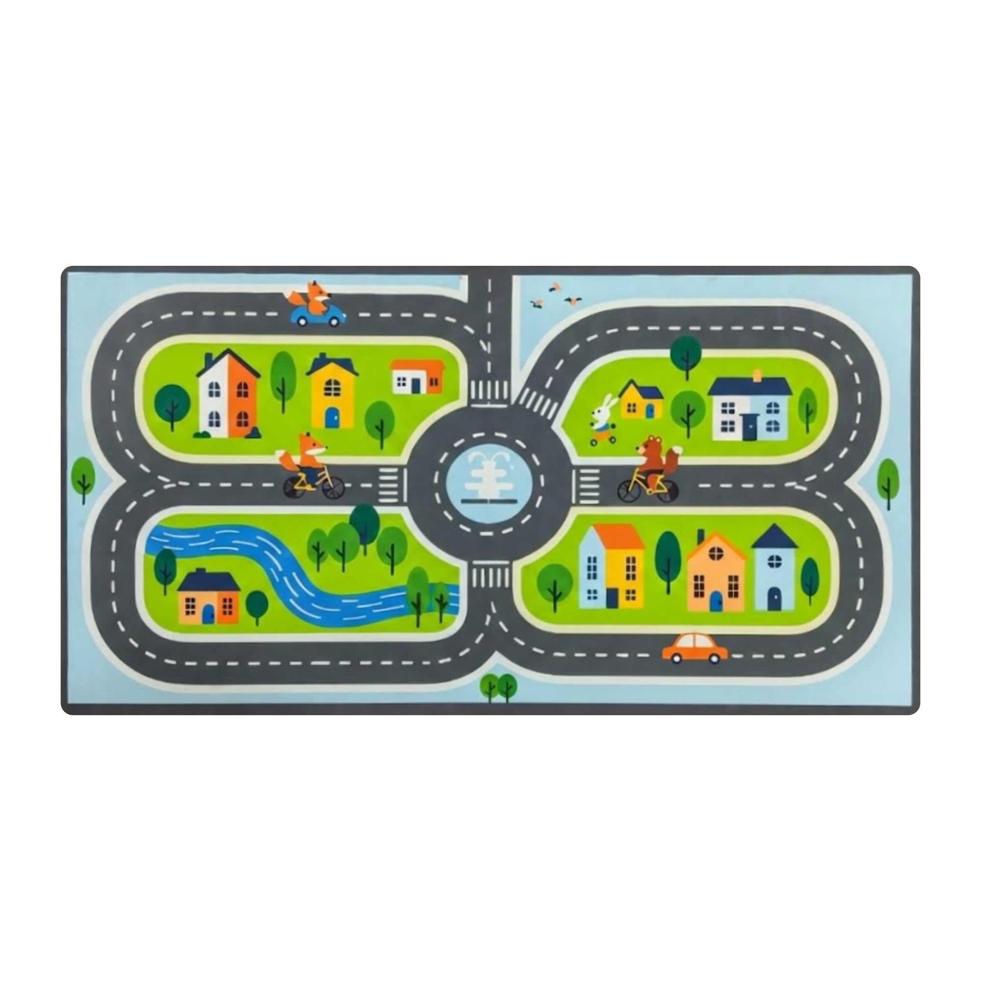 Alfombra infantil Impresa 80x150 Cm 300