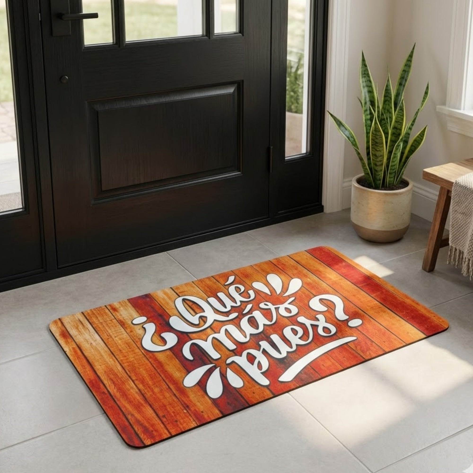 Tapete De Entrada Nuestra Tierra Impreso 40x60 Cm 400 (Setx2 unidades)