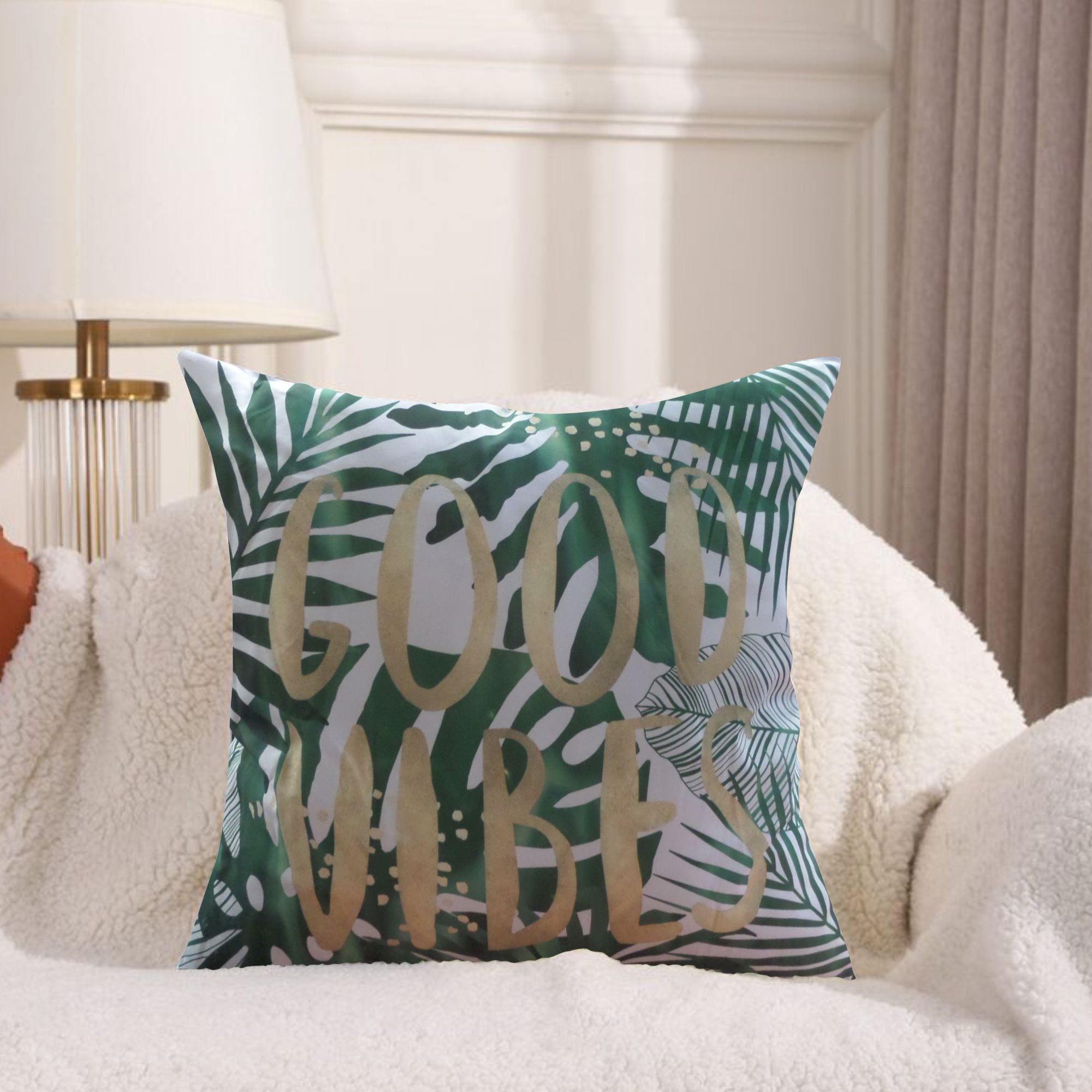 Cojín decorativo hojas que aporta confort, estilo y calidez al hogar. Su textura agradable y material resistente lo hacen ideal para salas y dormitorios, mejorando el descanso y renovando la decoración diaria.