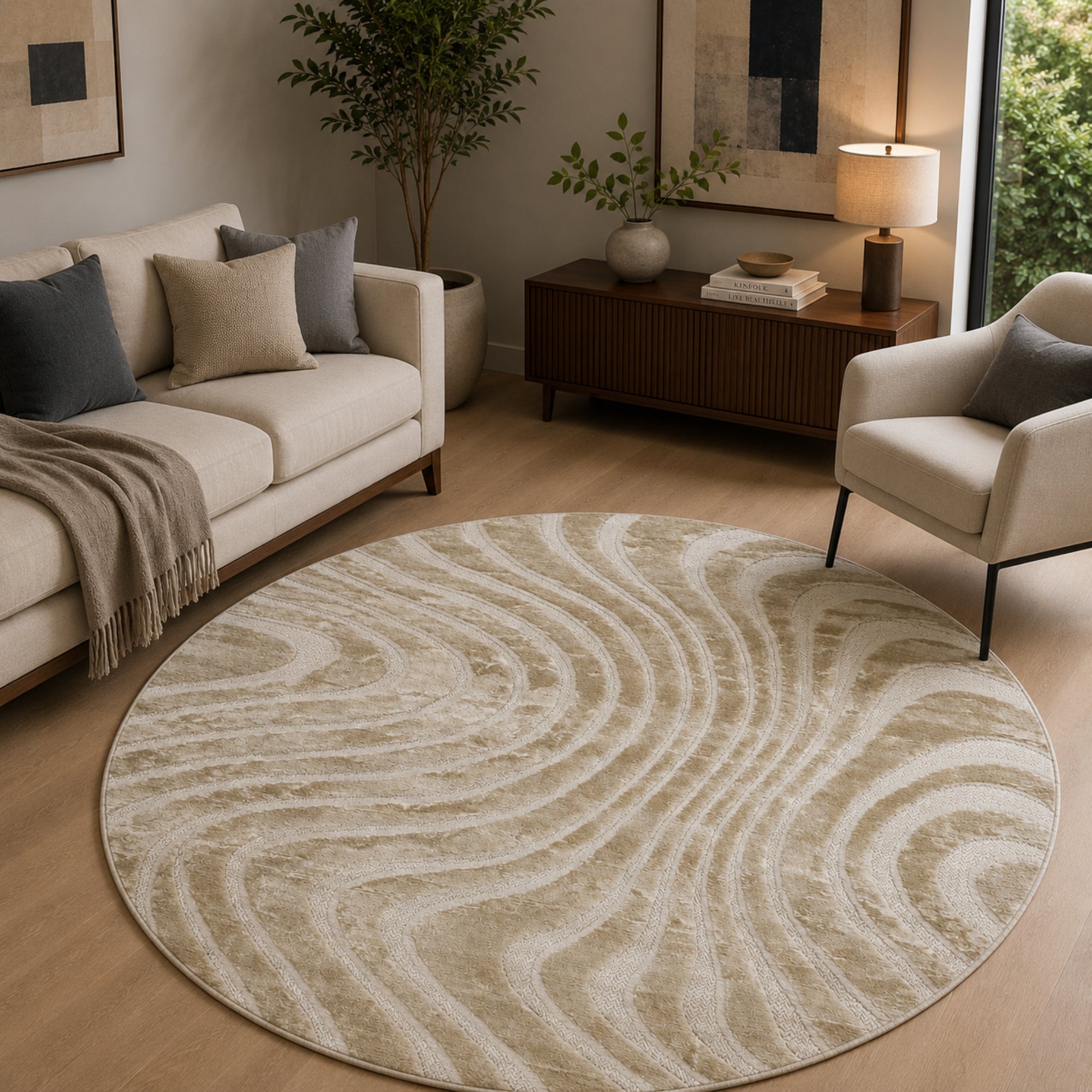 Alfombra Dakota Redonda 200x200 Cm 400