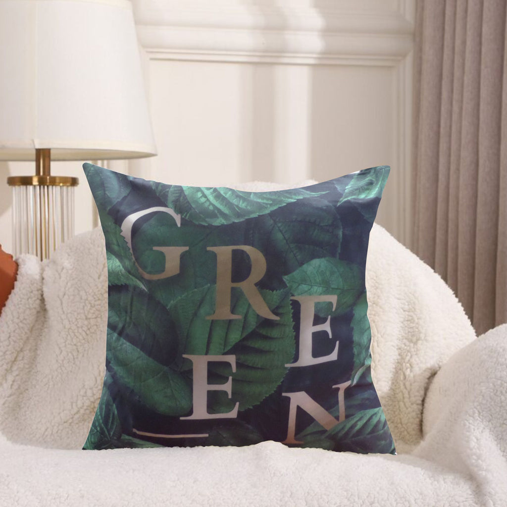 Cojín decorativo hojas que aporta confort, estilo y calidez al hogar. Su textura agradable y material resistente lo hacen ideal para salas y dormitorios, mejorando el descanso y renovando la decoración diaria.