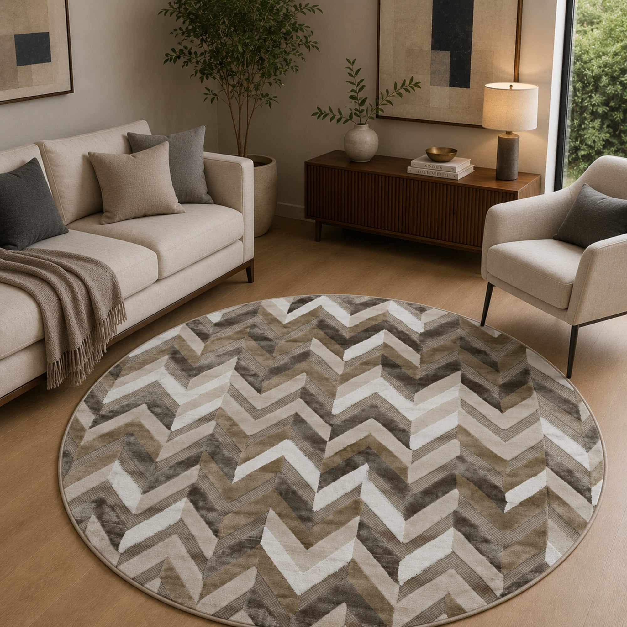 Alfombra Dakota Redonda 200x200 Cm 500