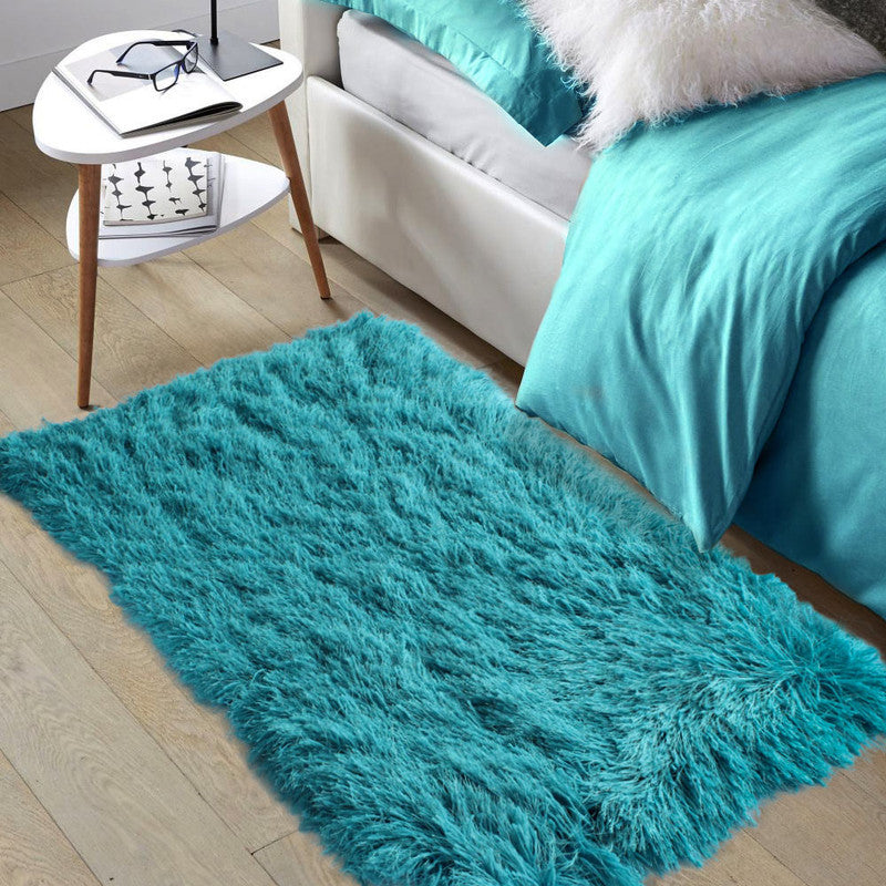 Alfombra Bengala 60x110 Cm Turquesa