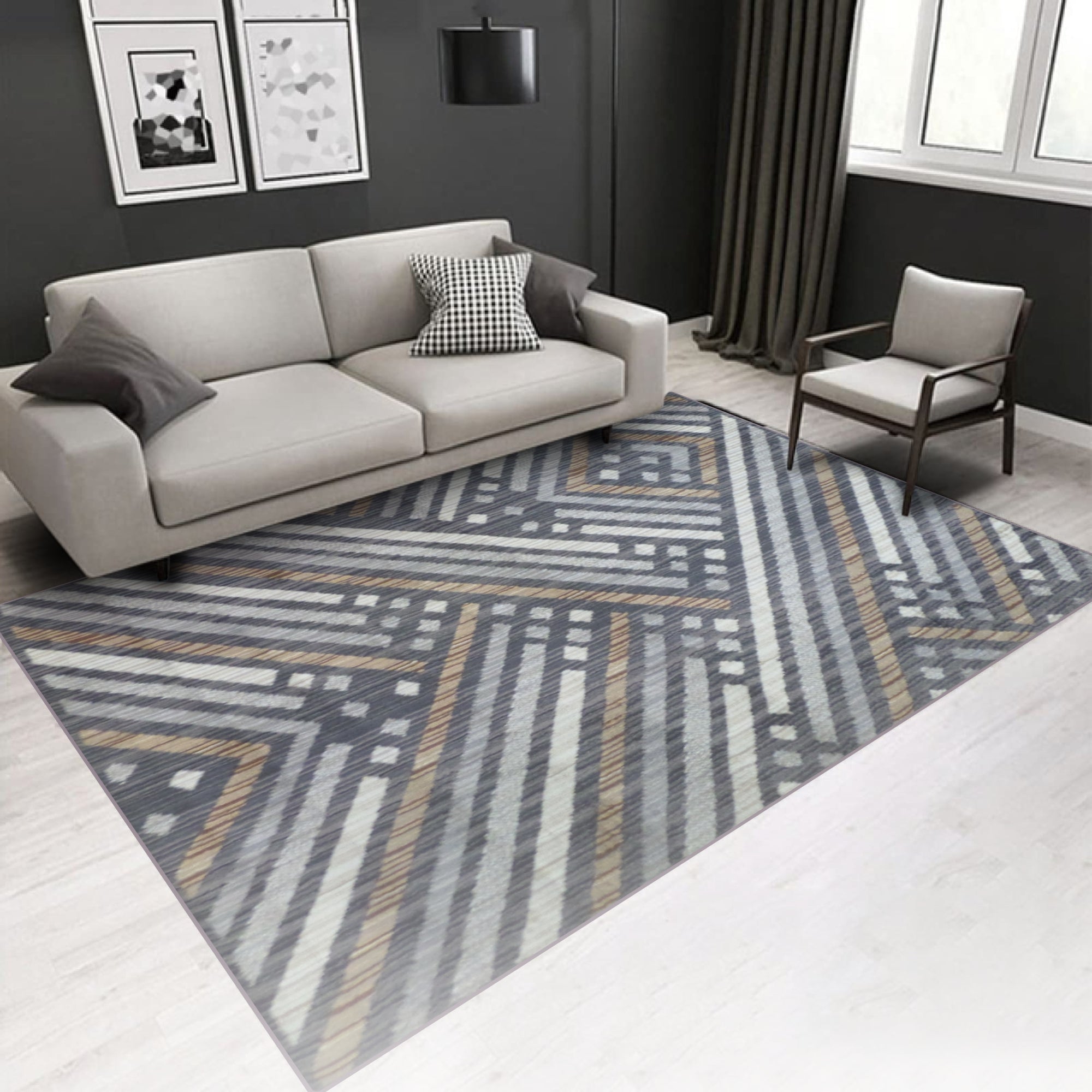 Alfombra Moderna 160x230 Cm 100
