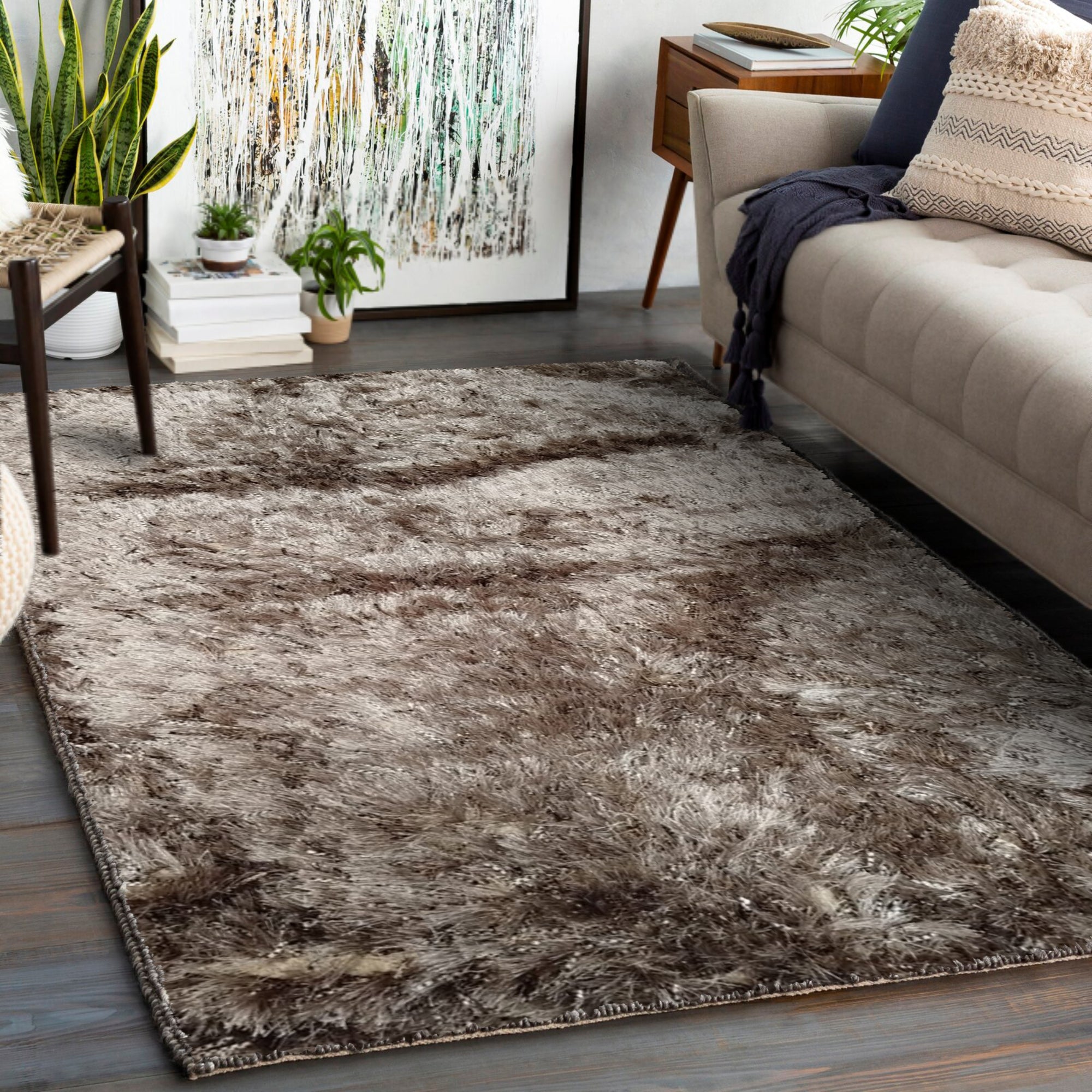 Alfombra Dallas 140x200 Cm Brown