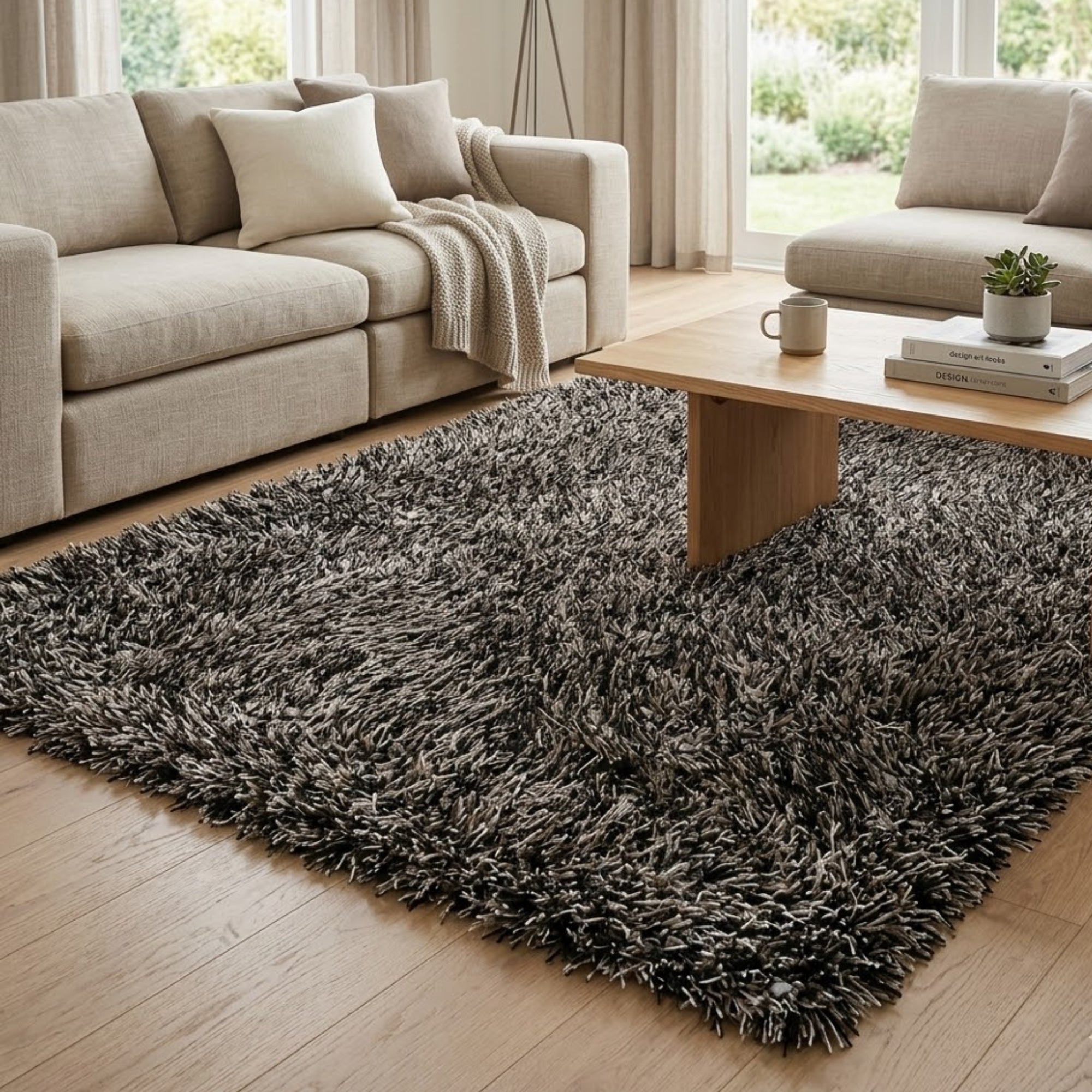 Alfombra Dallas 140x200 Cm Cenizo