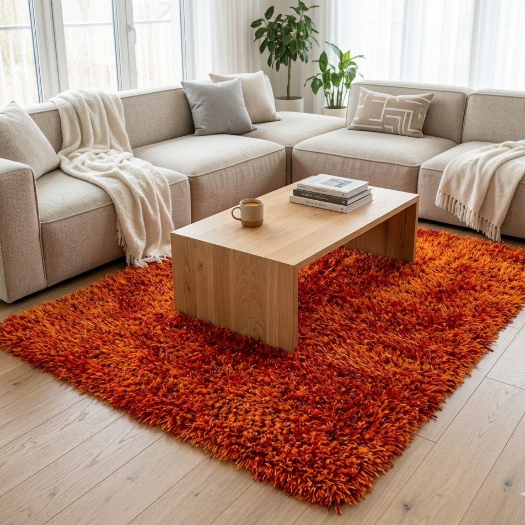 Alfombra Dallas 140x200 Cm Orange