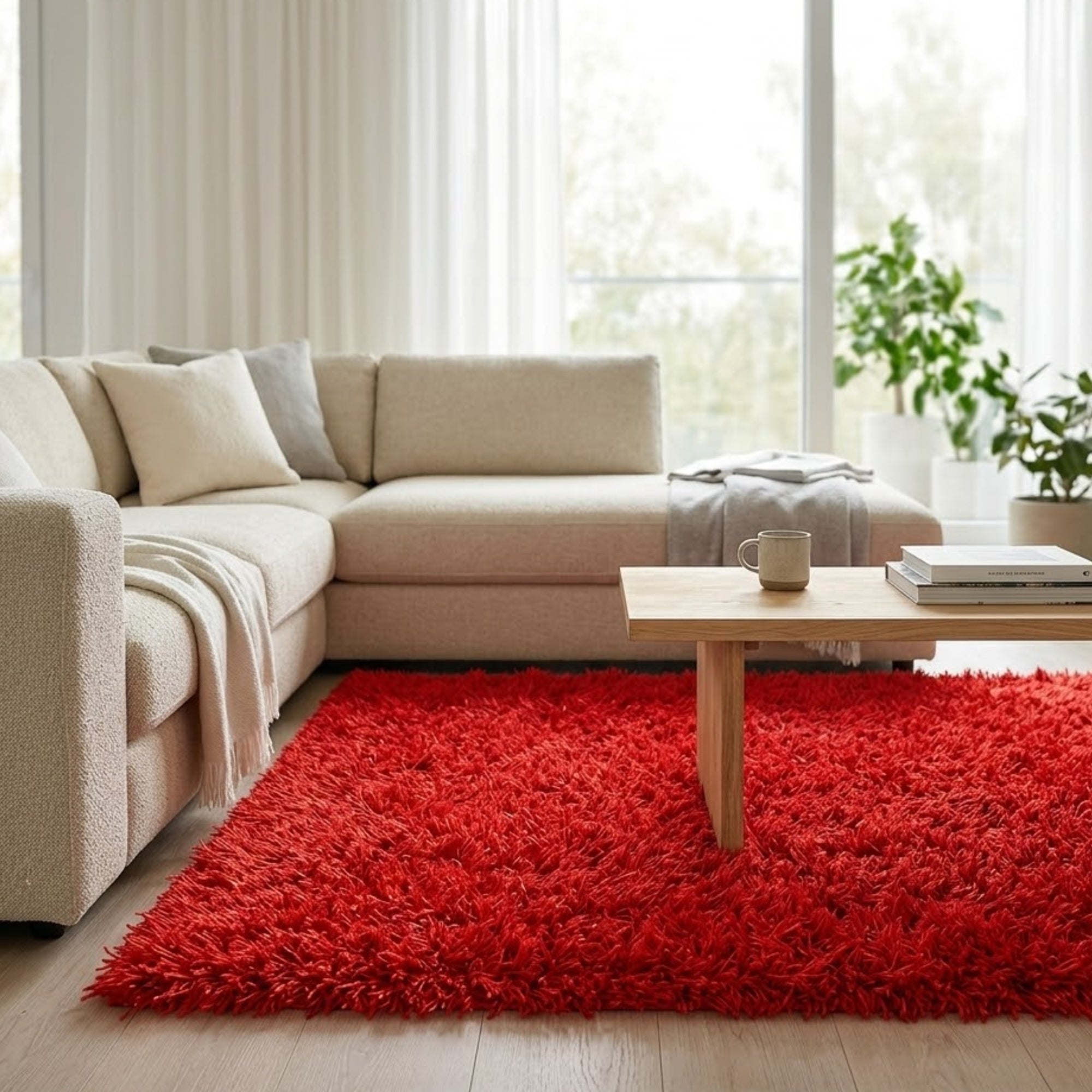 Alfombra Dallas 140x200 Cm Rojo