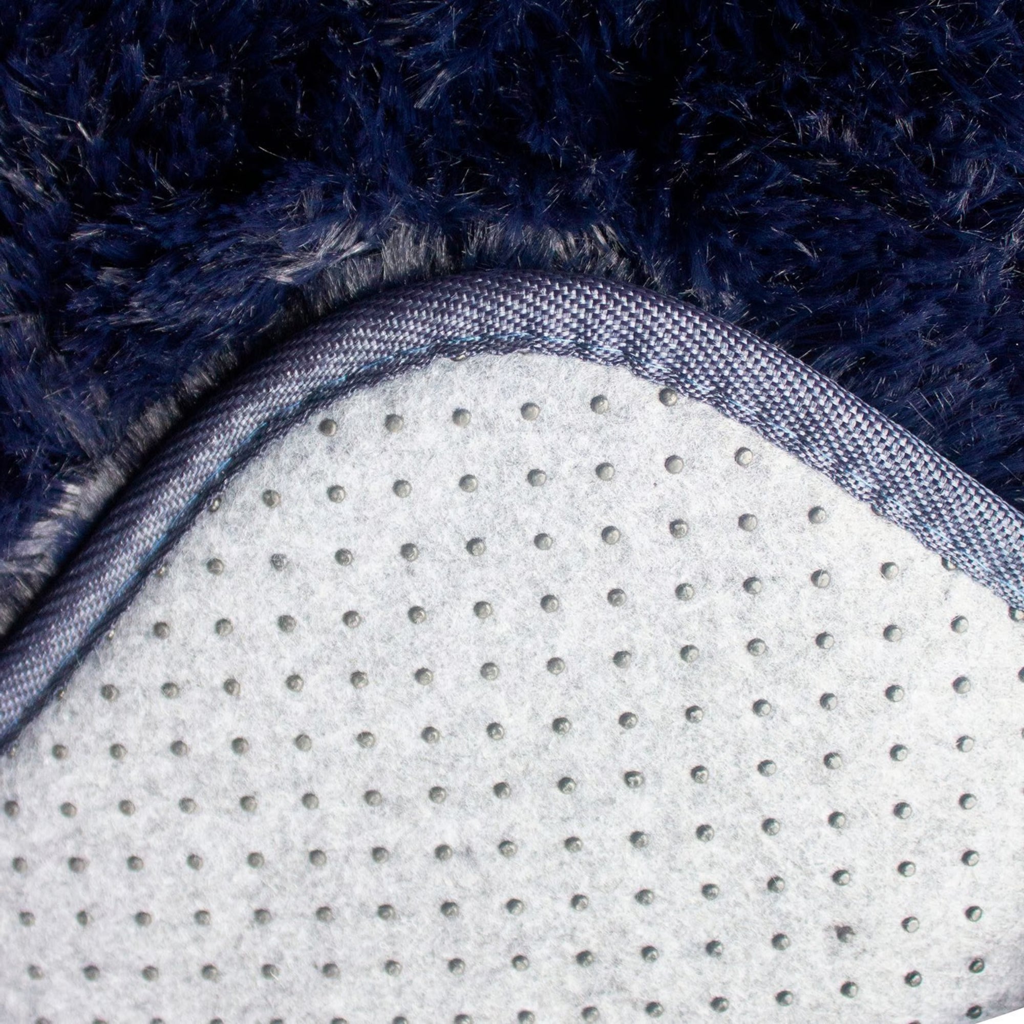 Alfombra Shaggy Beng 50x90 Cm Setx2 Unidades Azul Oscuro