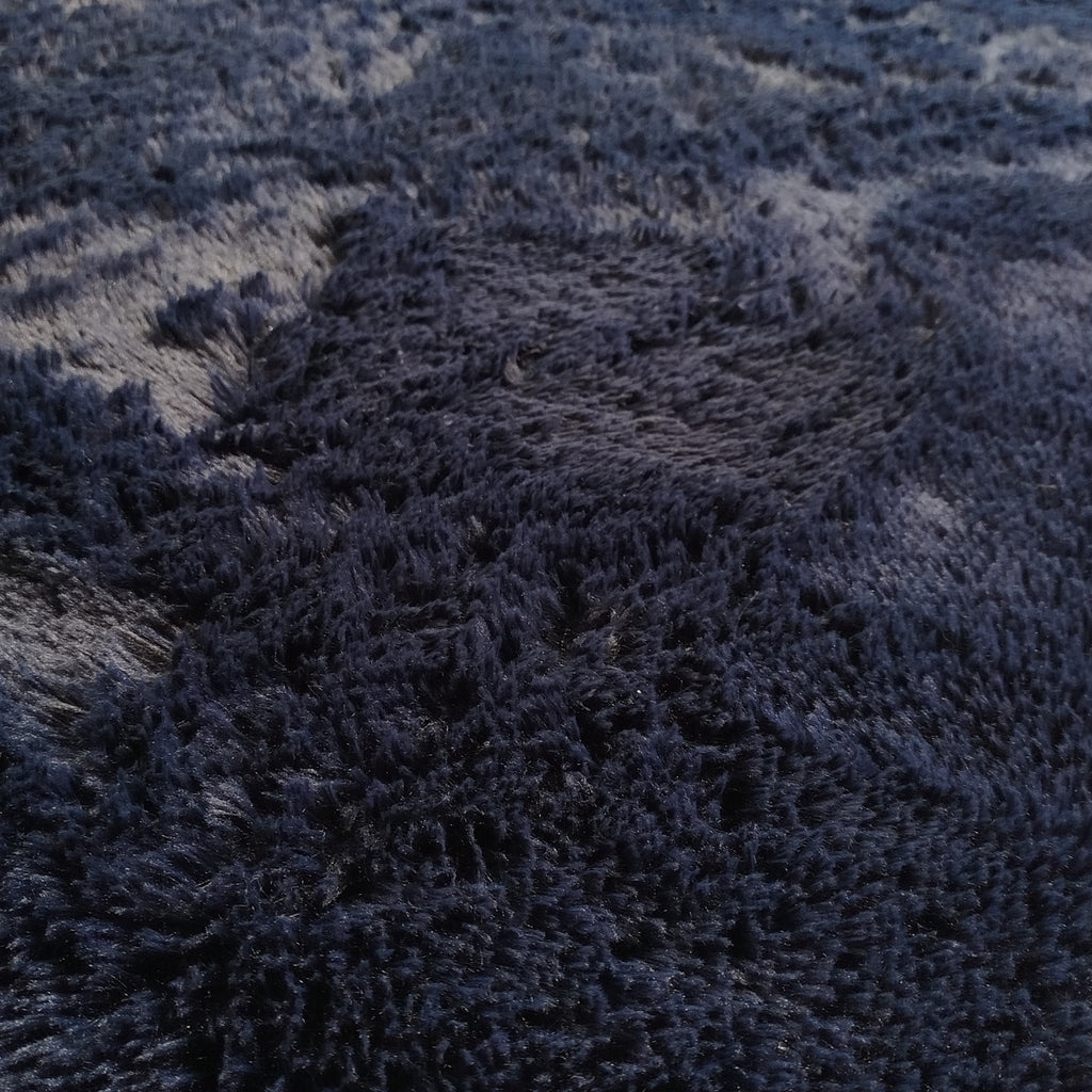 Alfombra Shaggy Beng 50x90 Cm Setx2 Unidades Azul Oscuro