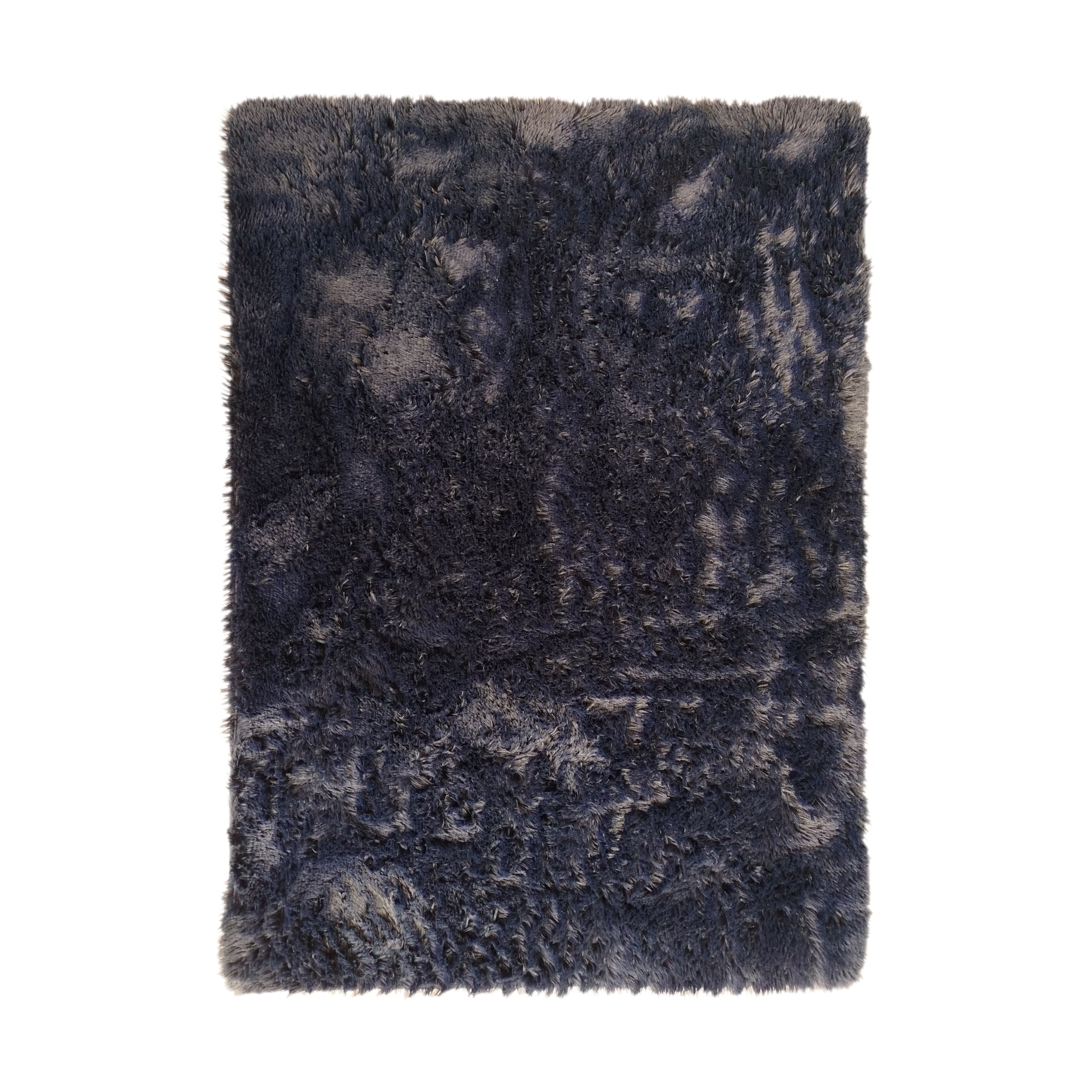 Alfombra Shaggy Beng 50x90 Cm Setx2 Unidades Azul Oscuro