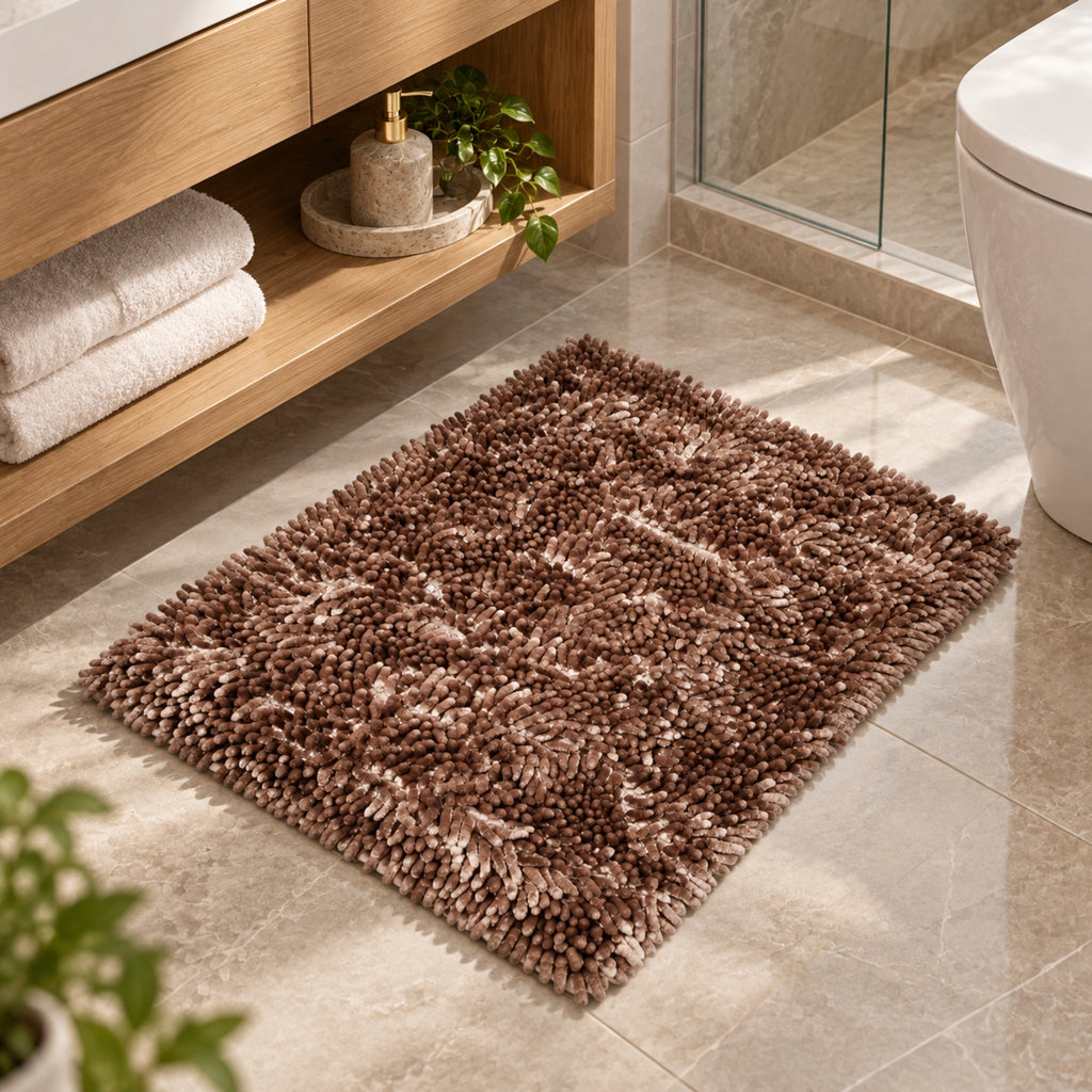 Alfombra De Baño Aruba 40x60 Cm Taupe