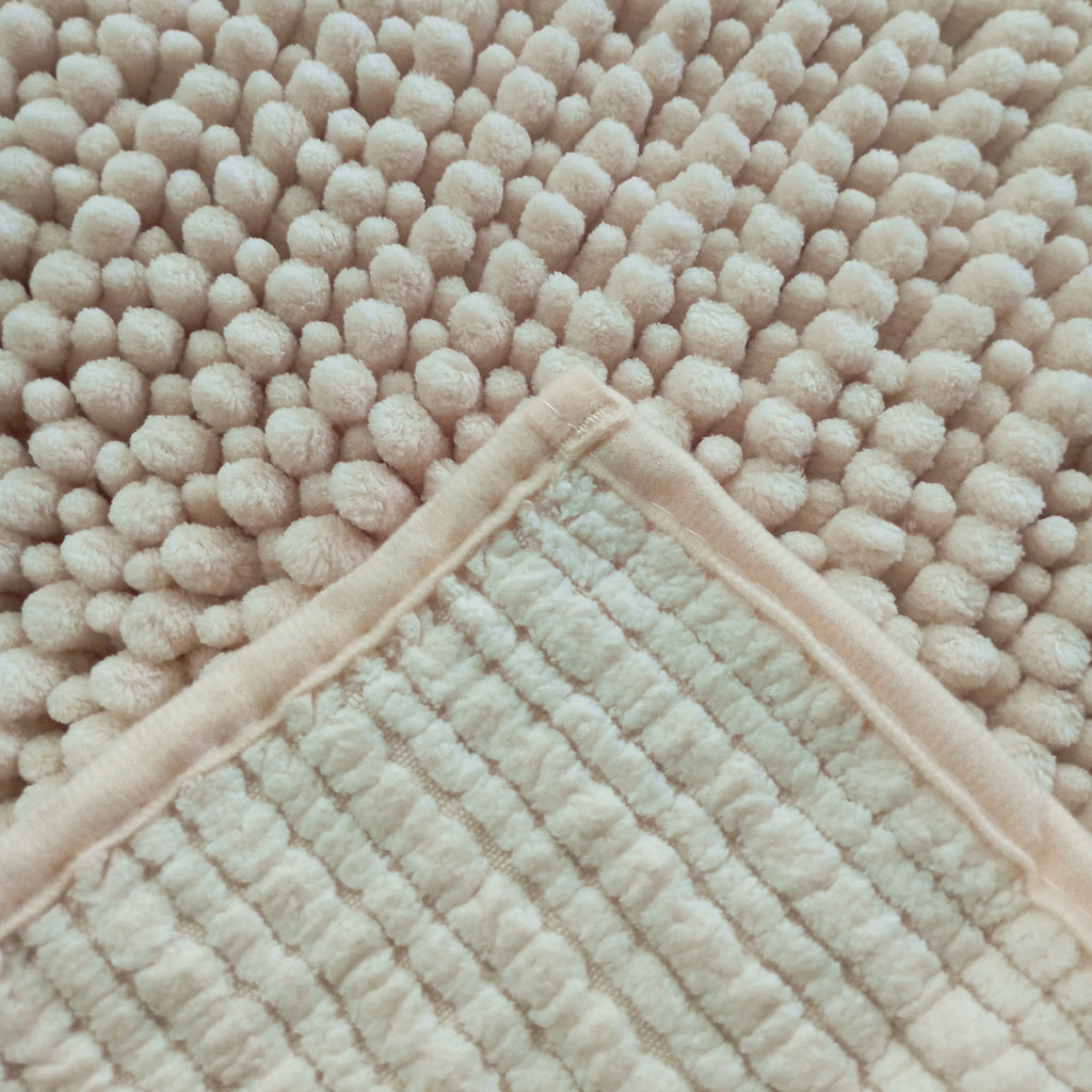 Alfombra De Baño Mix Chenille 40x60 Cm Beige