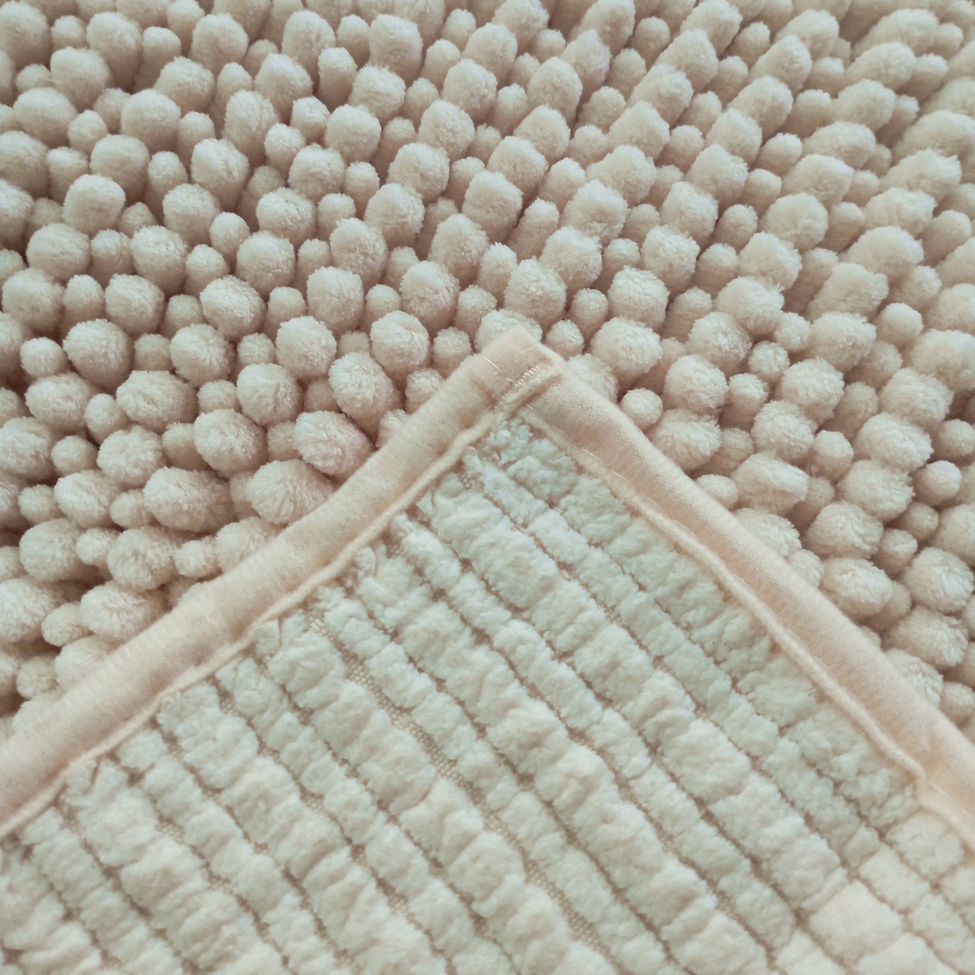 Alfombra De Baño Mix Chenille 40x60 Cm Beige