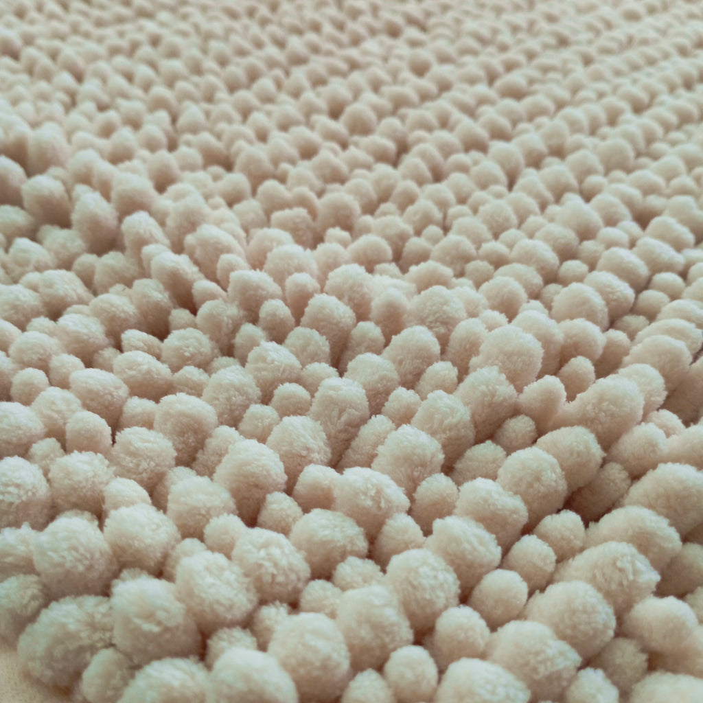 Alfombra De Baño Mix Chenille 40x60 Cm Beige