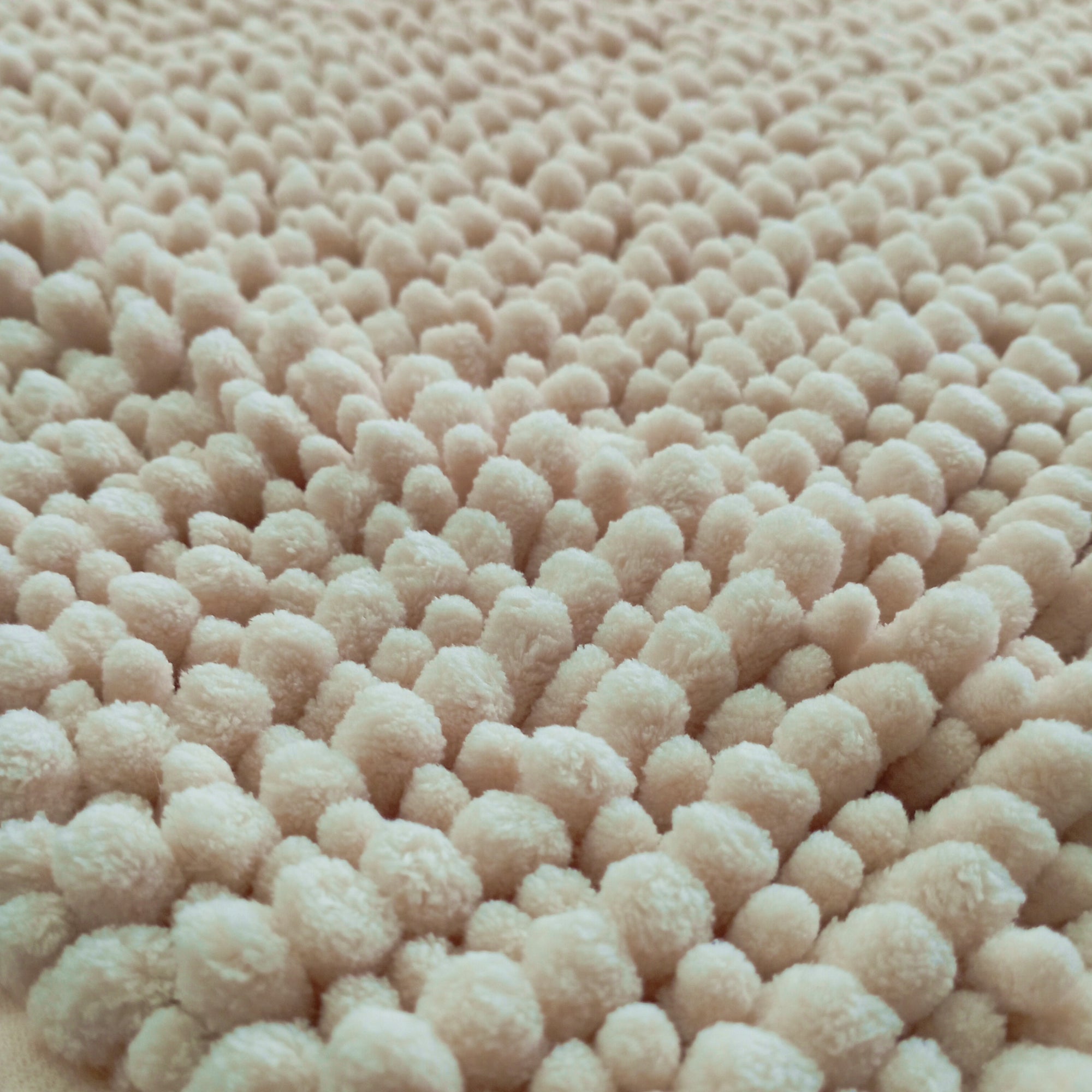 Alfombra De Baño Mix Chenille 40x60 Cm Beige