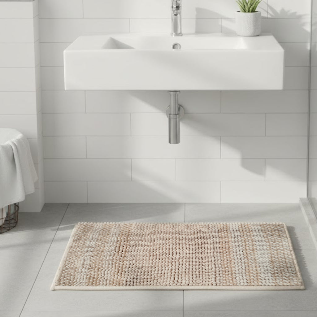 Tapete De Baño Borneo 40x60 Cm (Beige)