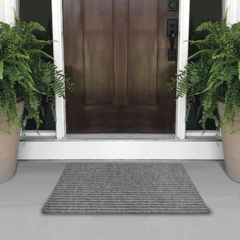 Tapete De Entrada Bingo Setx2 Unidades 45x75 Cm Gris