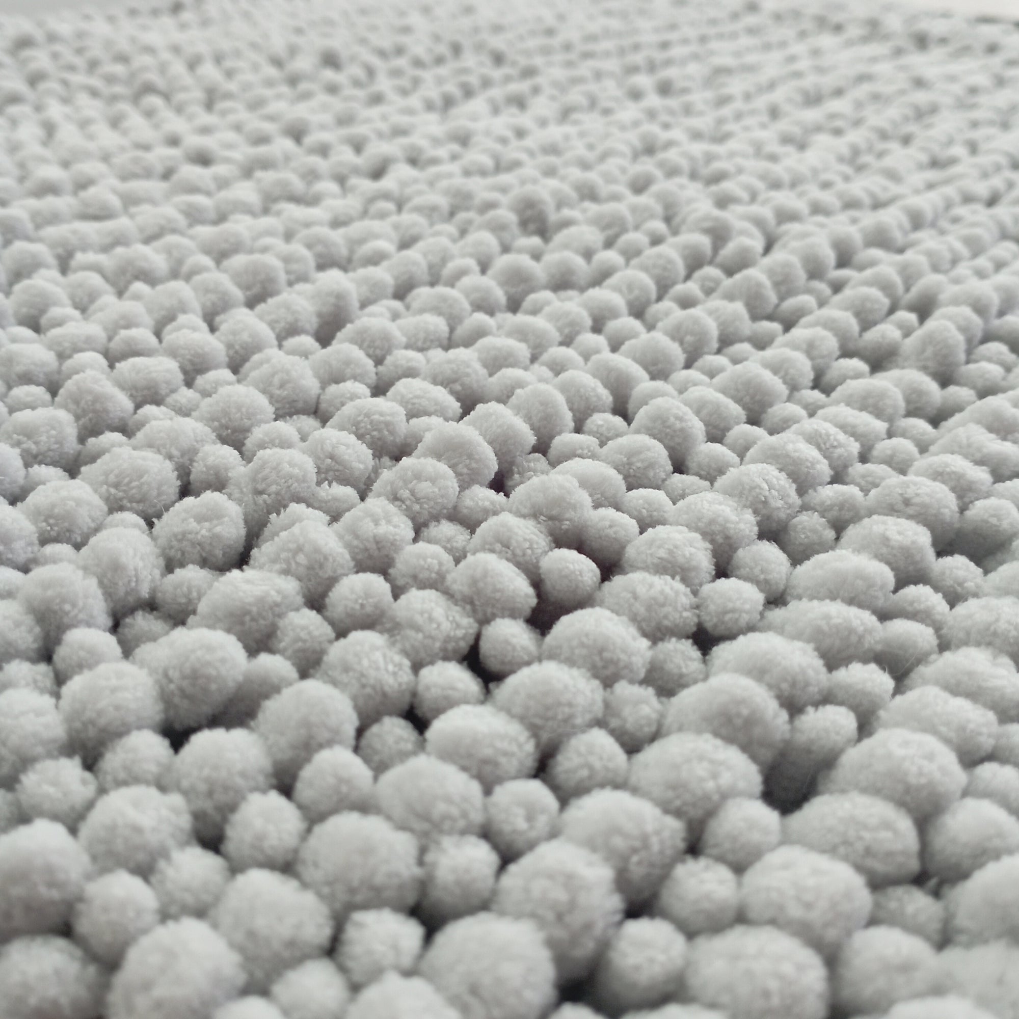 Alfombra De Baño Mix Chenille 40x60 Cm Gris