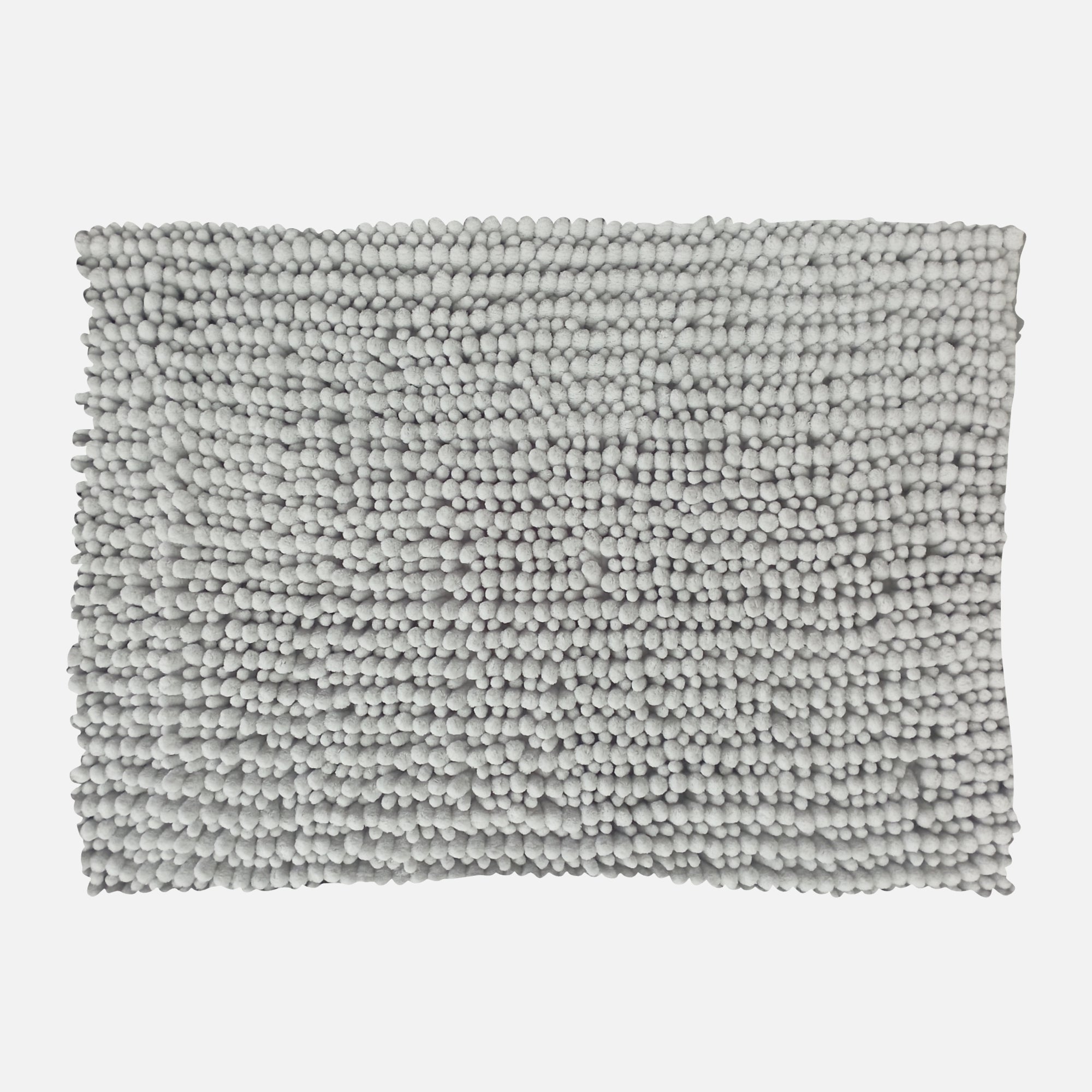 Alfombra De Baño Mix Chenille 40x60 Cm Gris