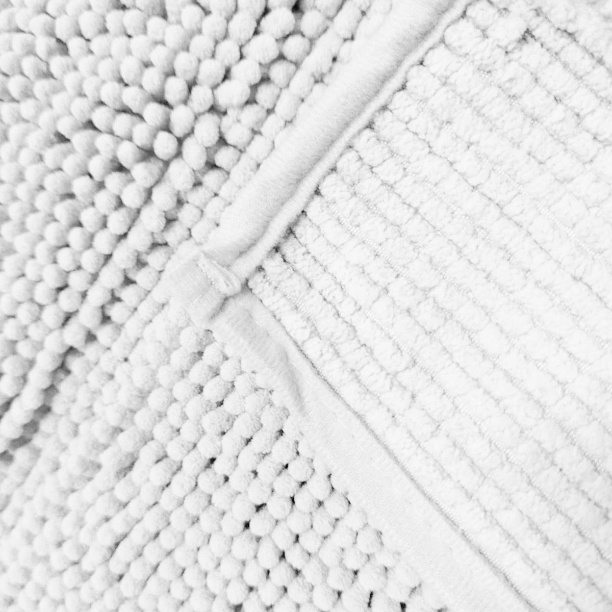 Alfombra De Baño Ibiza 40x60 Cm Blanco
