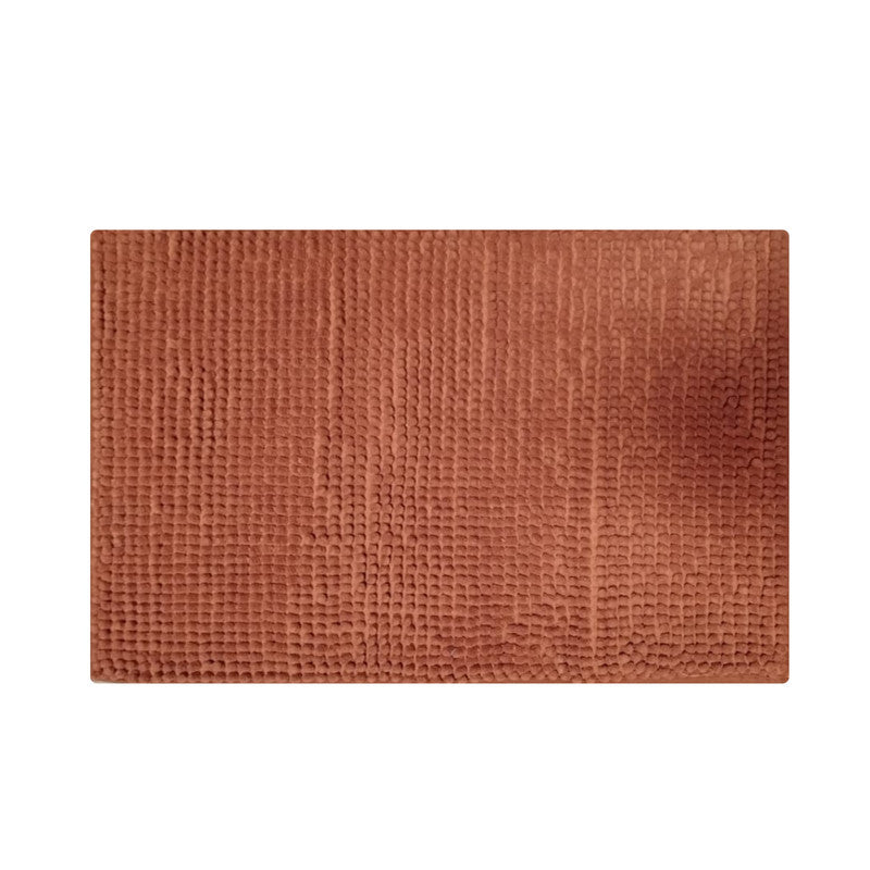 Tapete De Baño Shaggy Silk Setx2 Unidades 40x60 Cm Cafe