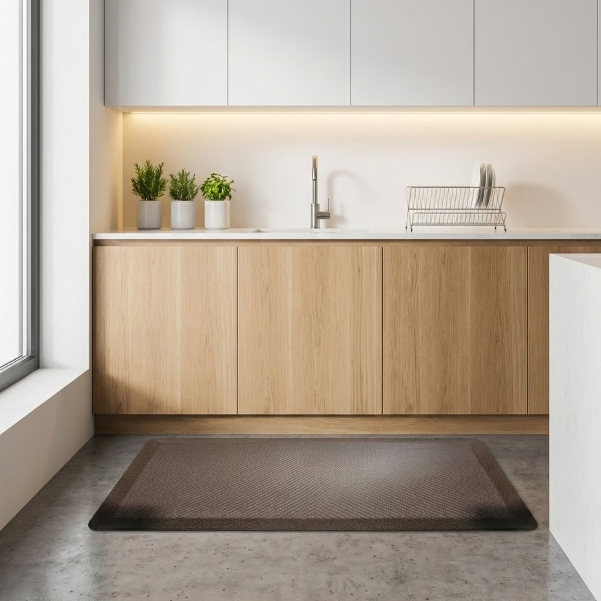 Alfombra interior compacta que aporta funcionalidad, protección y orden visual. Su diseño surtido y material resistente la hacen ideal para zonas de uso diario, ofreciendo confort y fácil mantenimiento en el hogar.