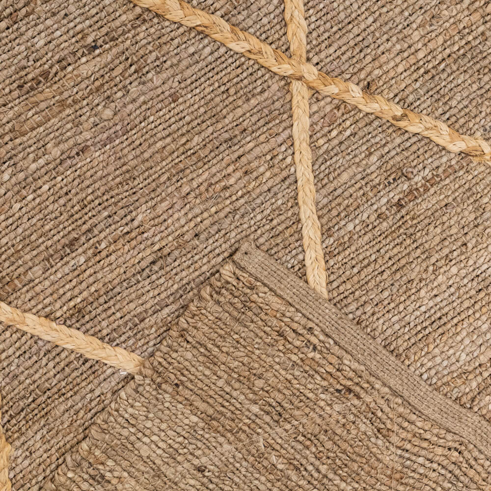 Alfombra Yute Cassava Cross 200x300 Cm