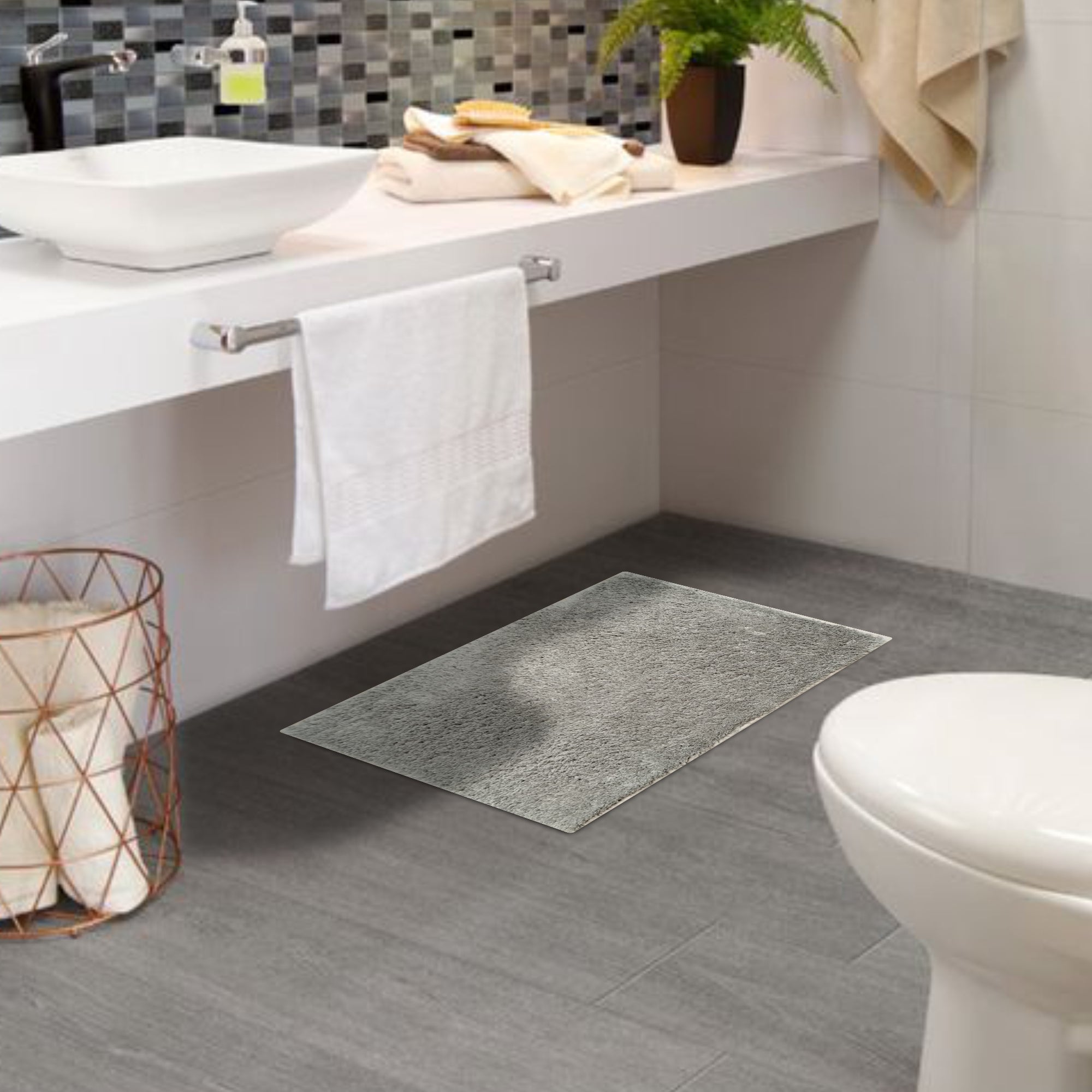 Alfombra De Baño Victoria 40x60 Cm Beige