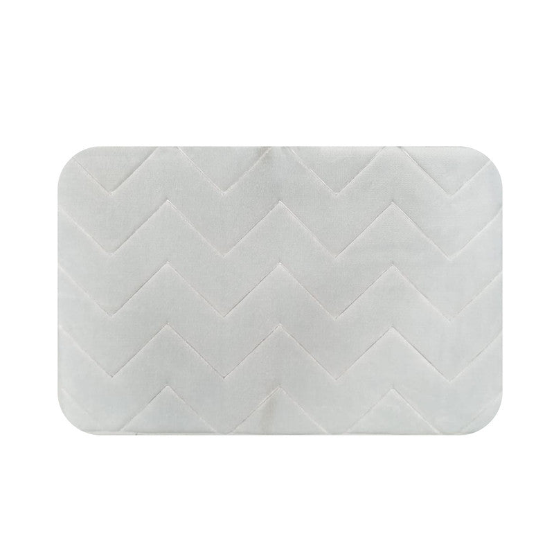 Tapete De Baño Memorie 40x60 Cm Setx2 Unds Gris Claro