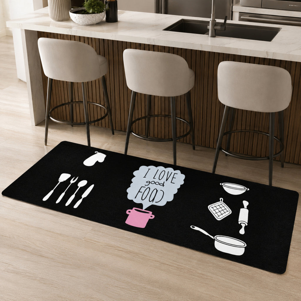 Alfombra Cocina Impresa Camino 50x140 Cm Diseño 100