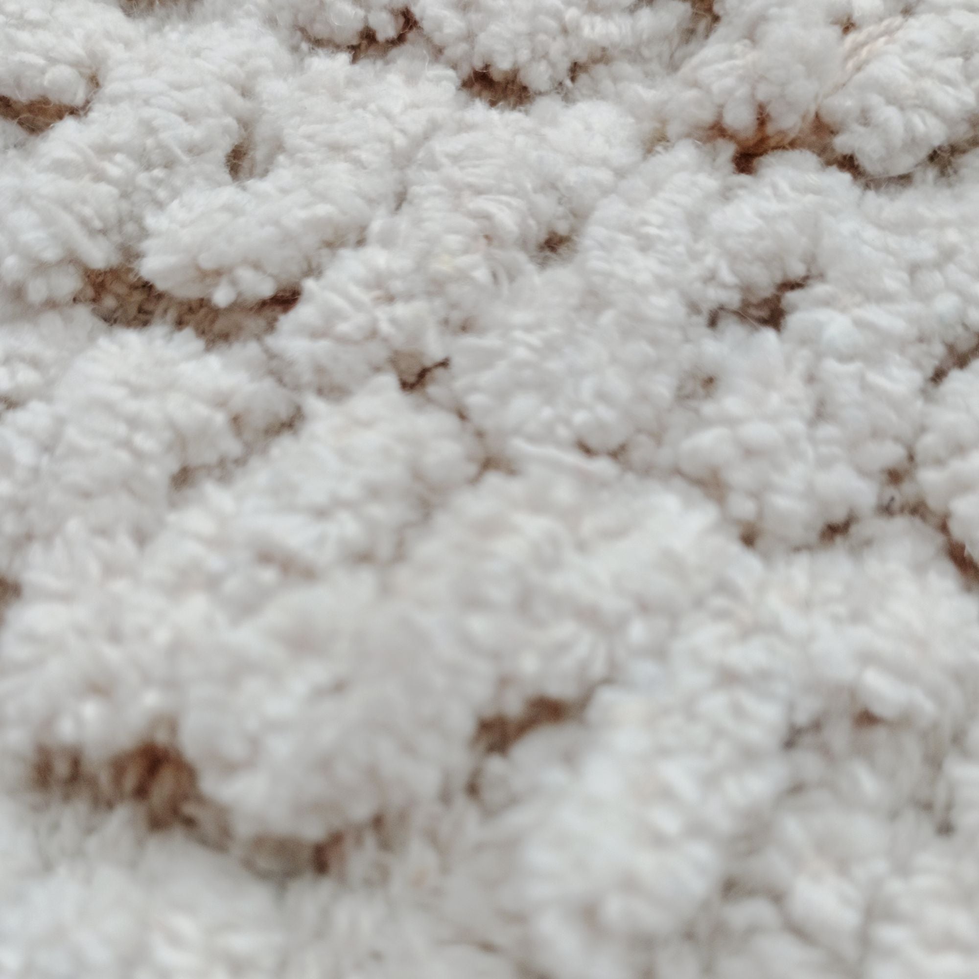 Tapete De Baño Shaggy Loop 40x60 Cm Blanco