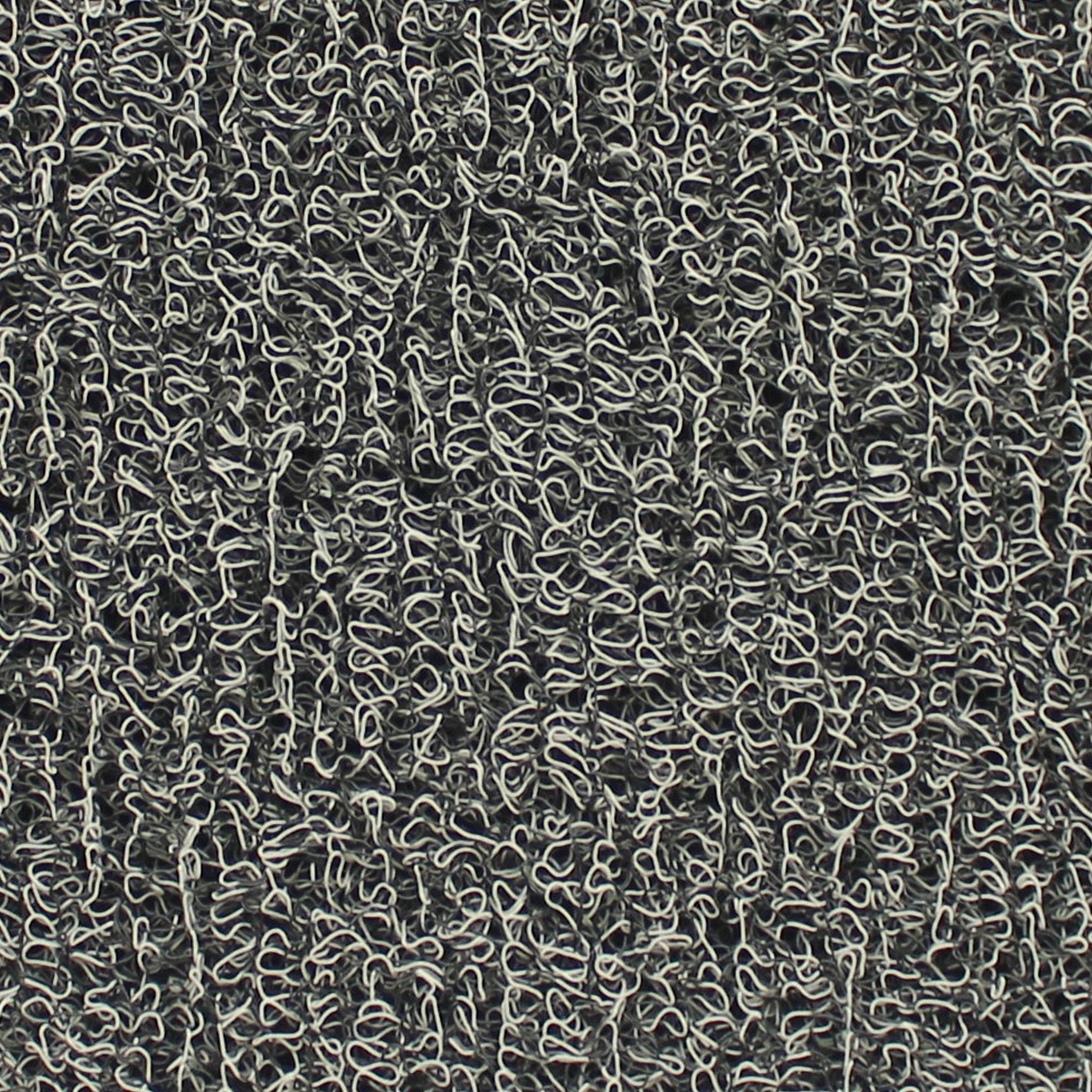 Tapete De Entrada Bicolor 40x60 Cm Negro/Gris Setx2 Unidades
