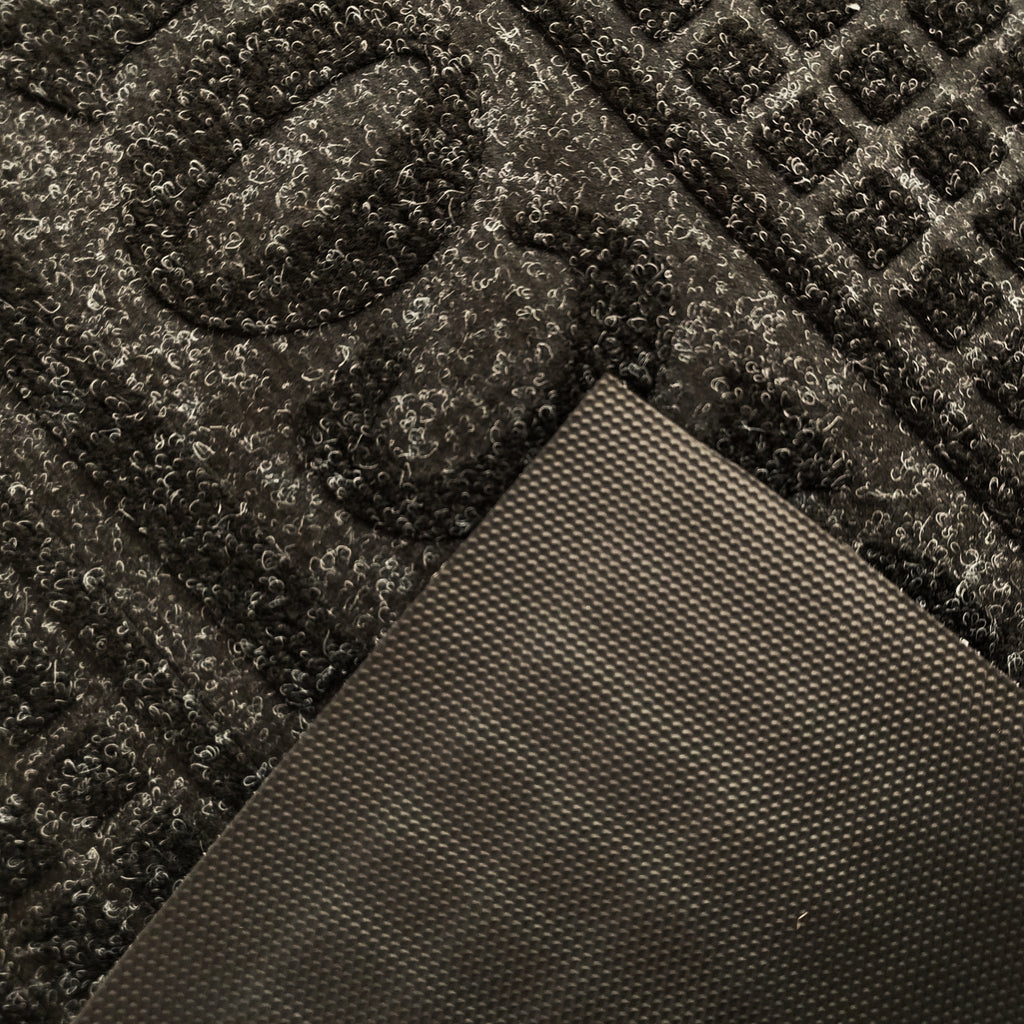 Tapete de entrada eco texture 50x90 cm negro