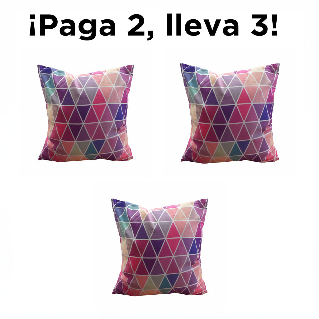 Cojín decorativo multicolor que aporta confort, estilo y calidez al hogar. Su textura agradable y material resistente lo hacen ideal para salas y dormitorios, mejorando el descanso y renovando la decoración diaria.