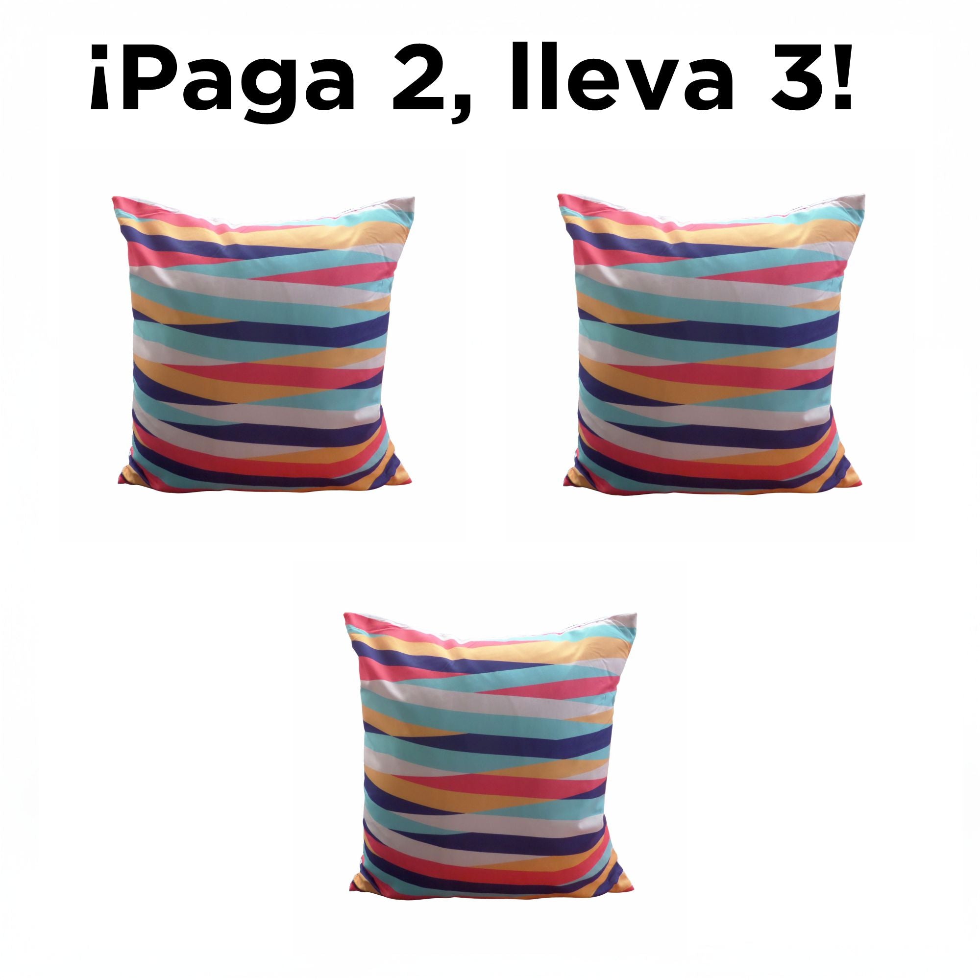 Cojín decorativo multicolor que aporta confort, estilo y calidez al hogar. Su textura agradable y material resistente lo hacen ideal para salas y dormitorios, mejorando el descanso y renovando la decoración diaria.