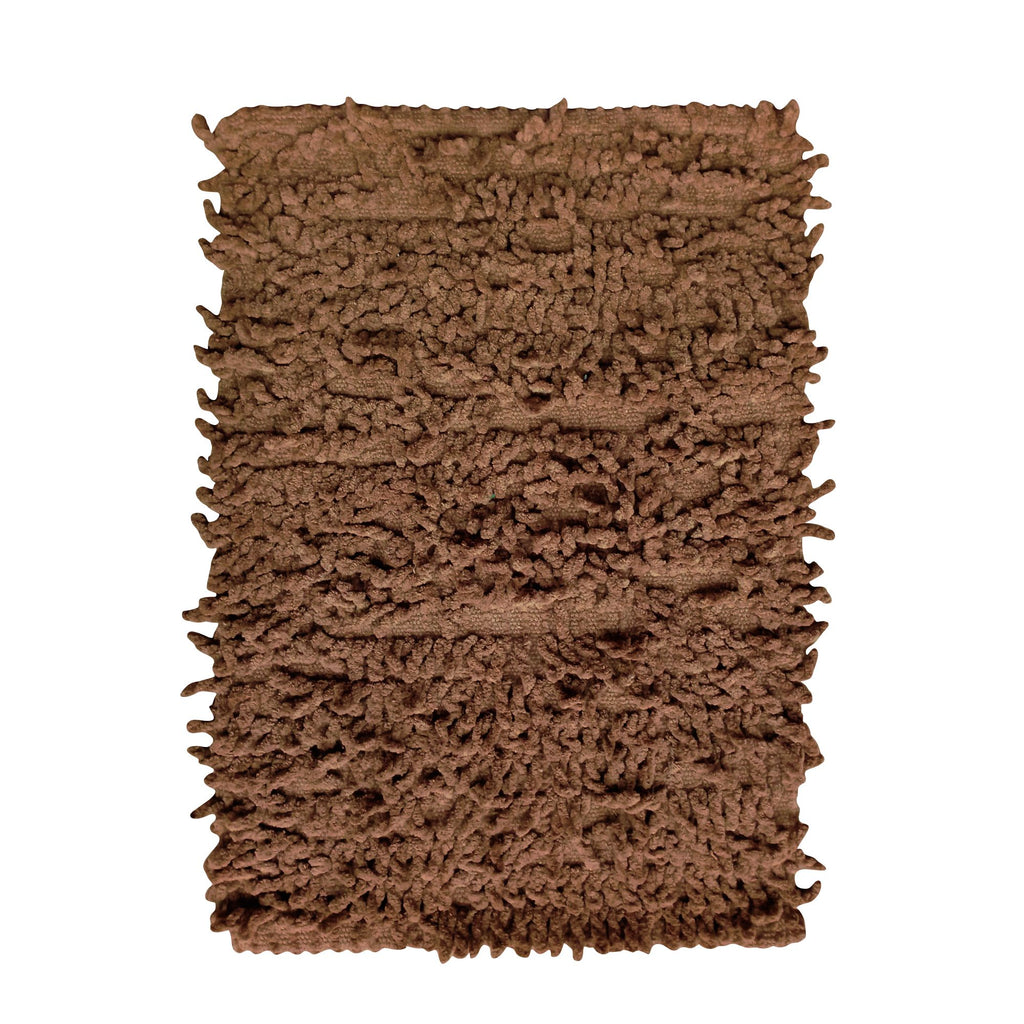 Tapete De Baño Shaggy Loop 40x60 Cm Cafe