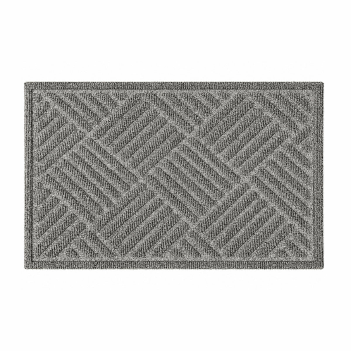 Tapete De Entrada Orion 40x60 Cm Gris Setx2 Unidades