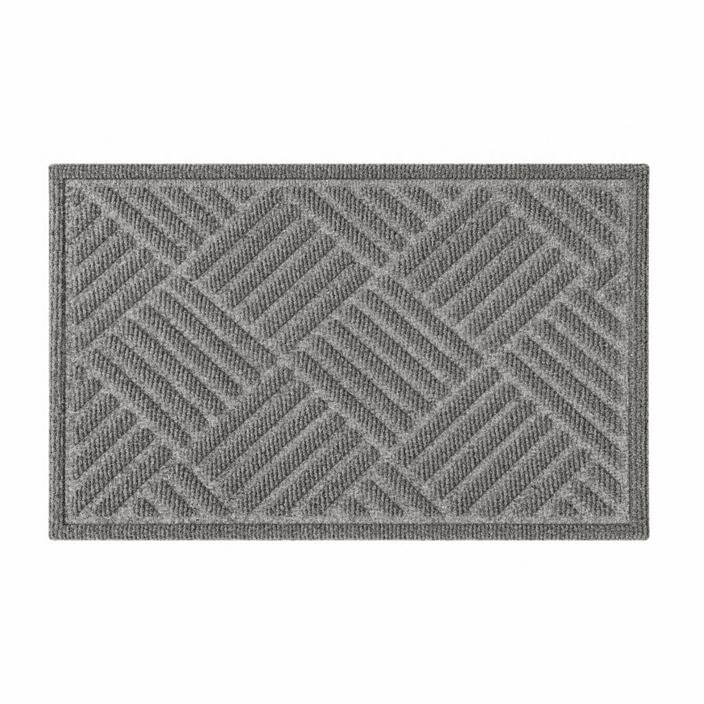 Tapete De Entrada Orion 45x75 Cm Gris Setx2 unidades