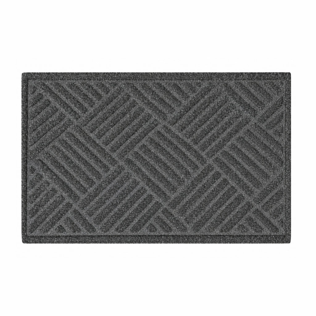Tapete De Entrada Orion 45x75 Cm Negro Setx2 unidades