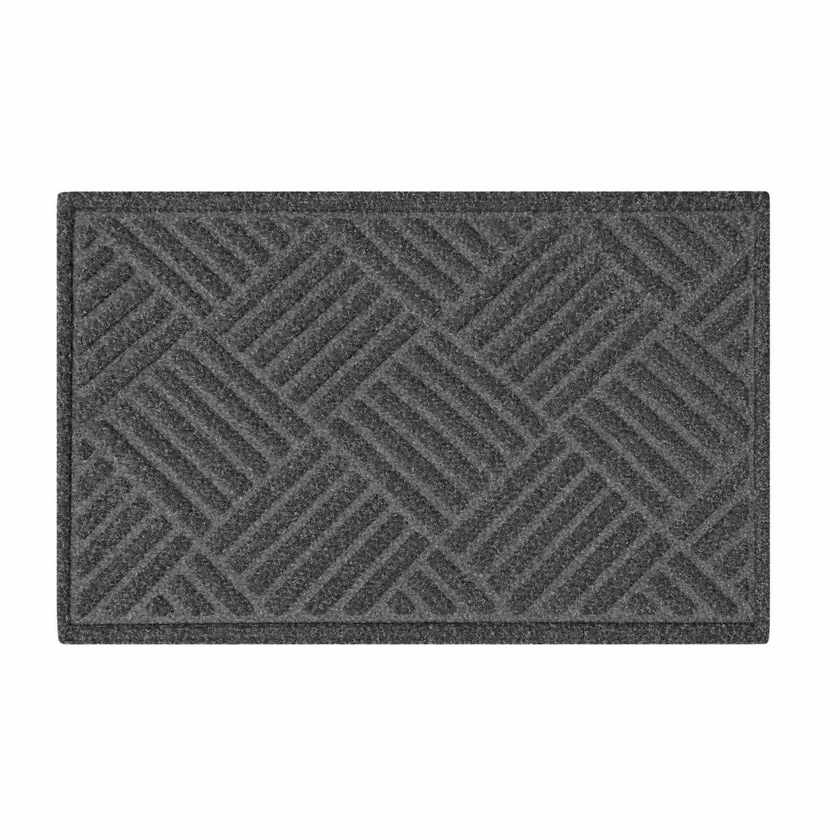 Tapete De Entrada Orion 45x75 Cm Negro Setx2 unidades