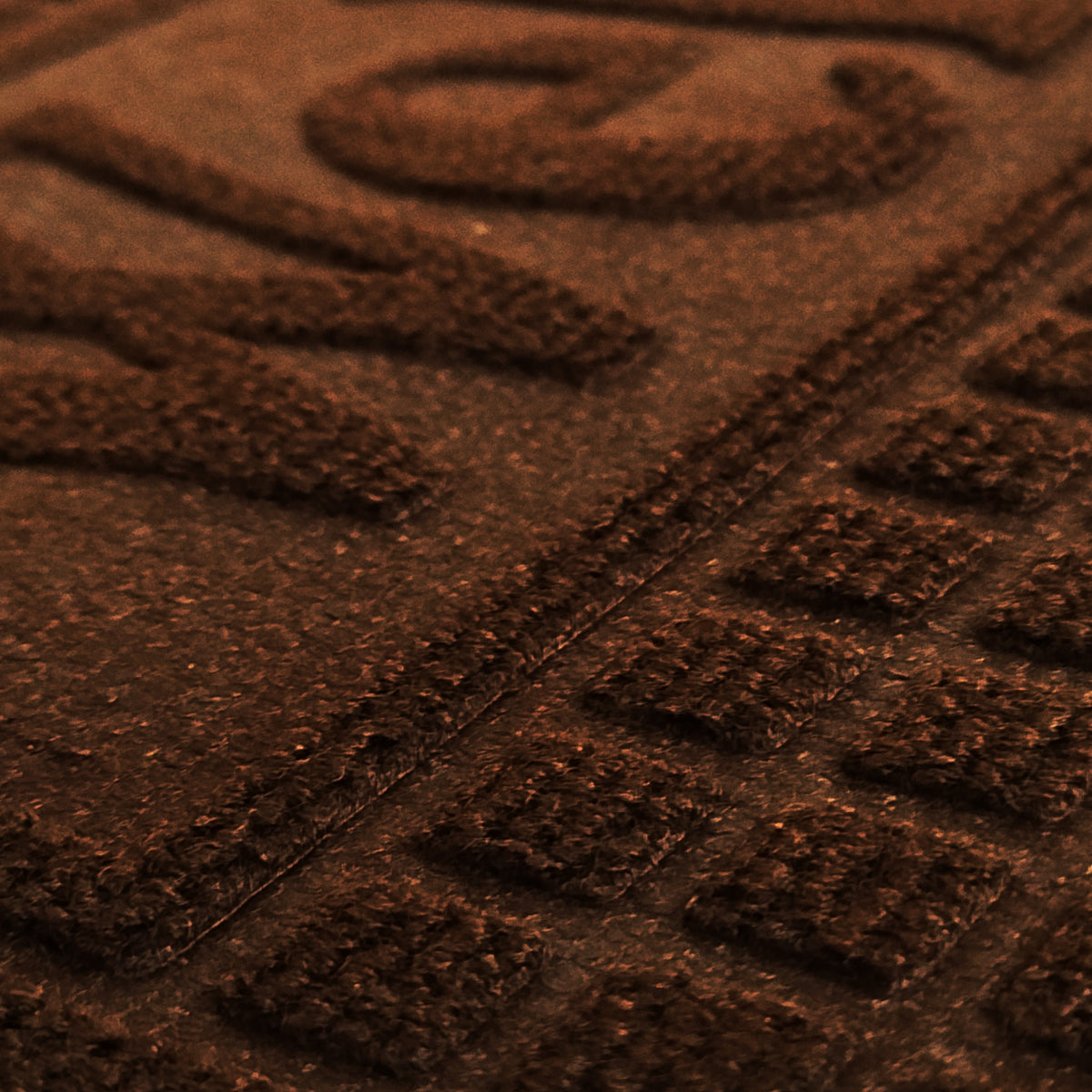 Tapete De Entrada Eco Texture 40x60 Cm Setx2 unidades Café
